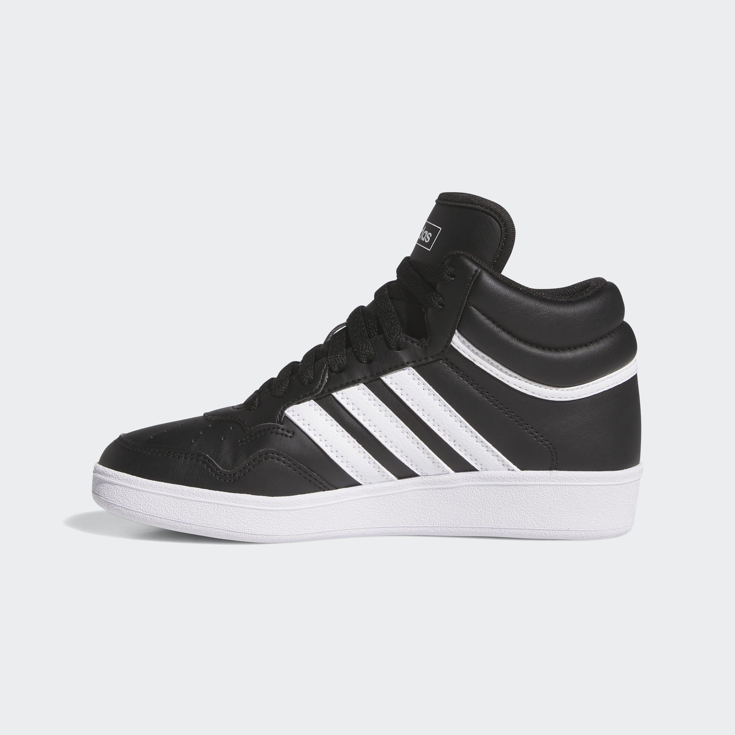 Kids Unisex Hoops 4.0 Mid Shoes, Black, A901_ONE, large image number 7
