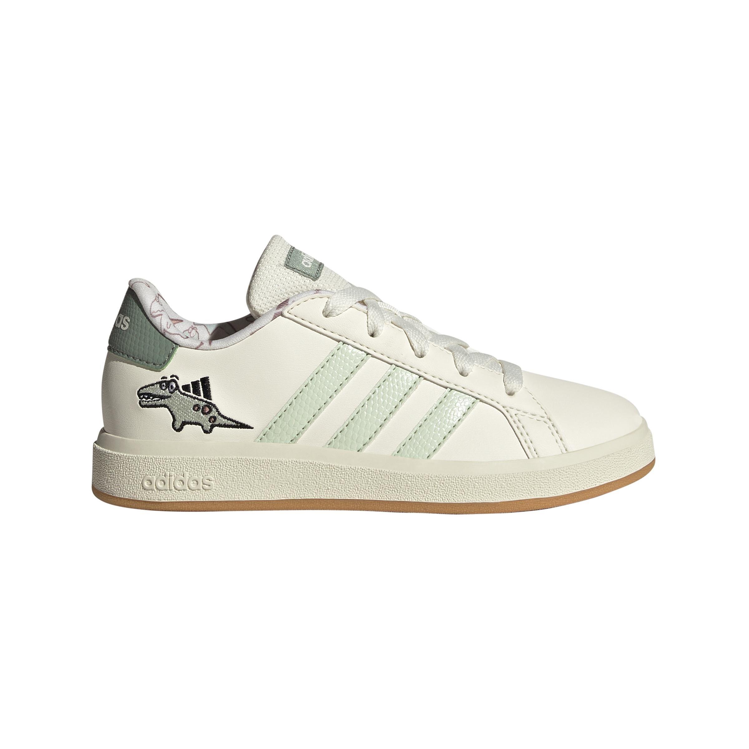 Kids Unisex Dino Grand Court 2.0 Shoes, White, A901_ONE, large image number 0