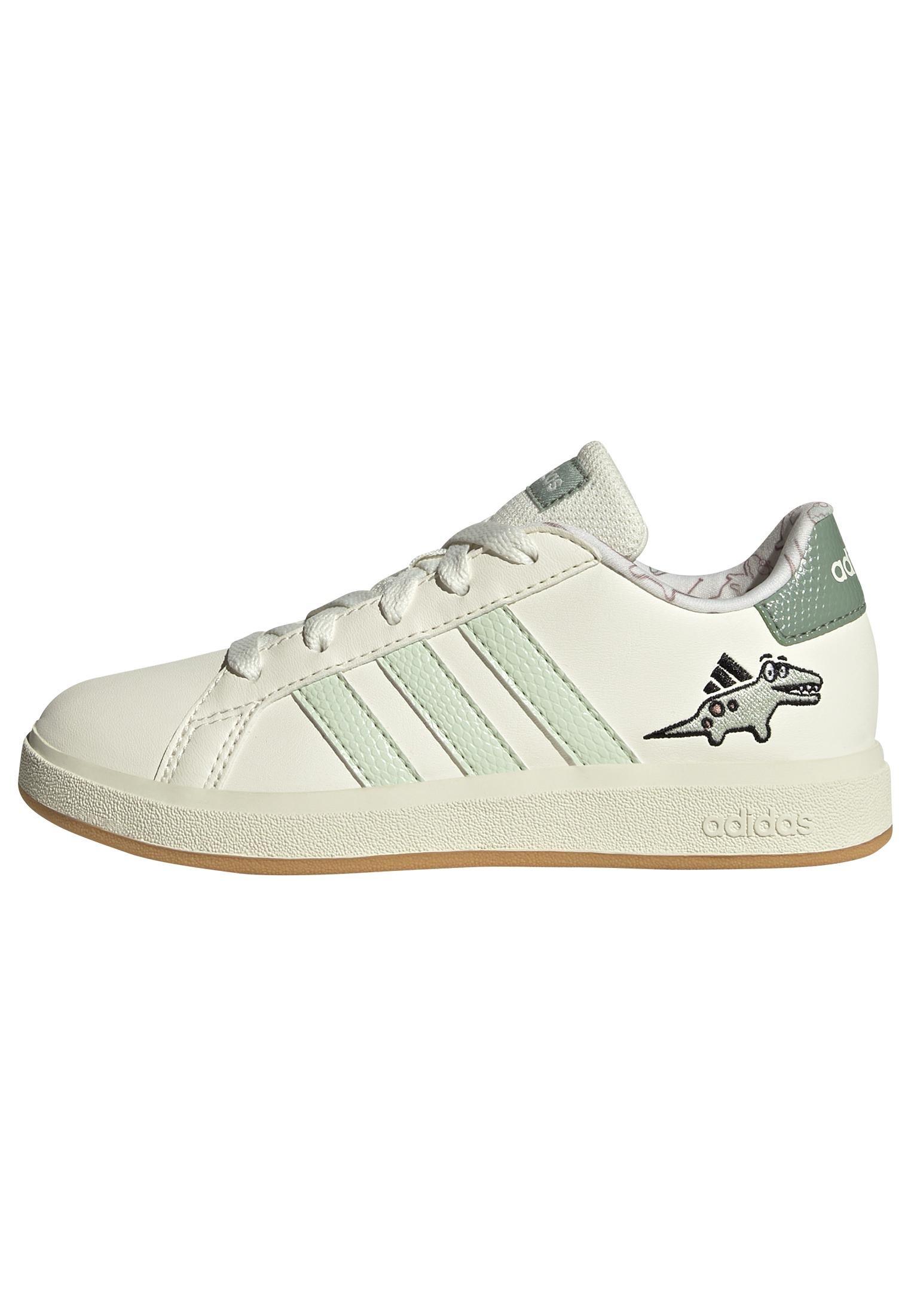 Kids Unisex Dino Grand Court 2.0 Shoes, White, A901_ONE, large image number 13