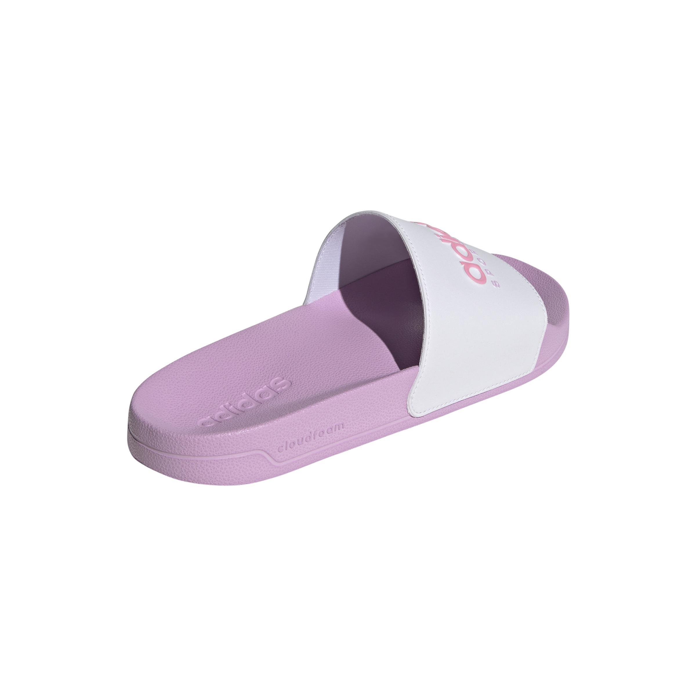 Unisex Adilette Shower Slides, White, A901_ONE, large image number 6