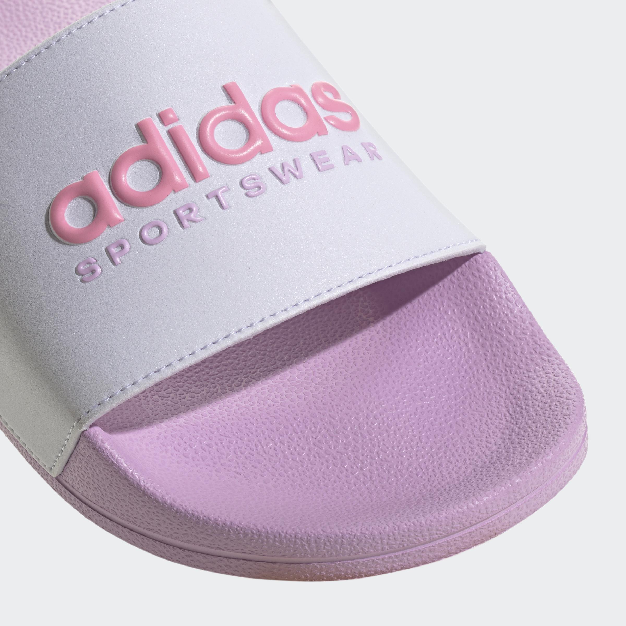 Unisex Adilette Shower Slides, White, A901_ONE, large image number 10