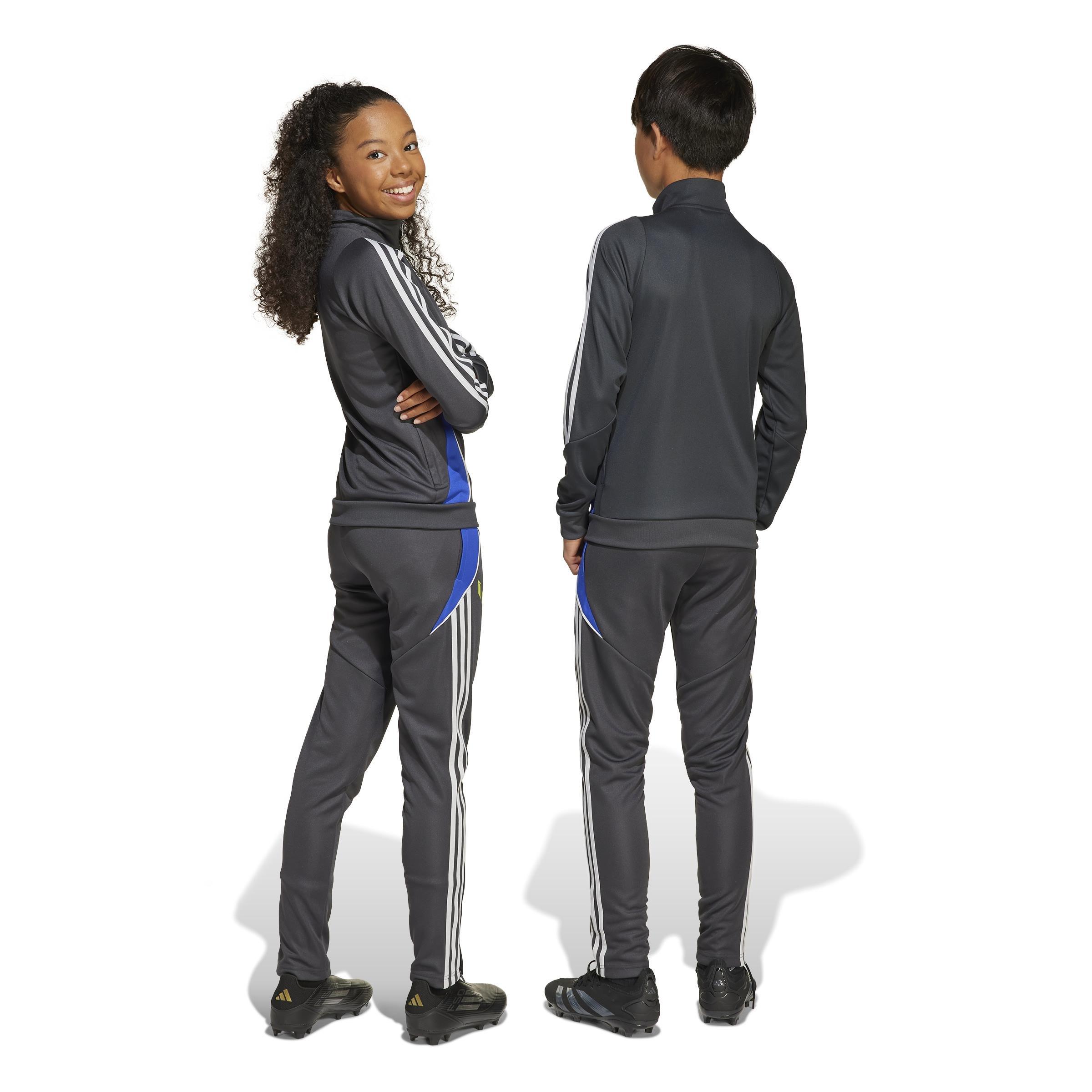 Kids Unisex Messi Training Pants, Grey, A901_ONE, large image number 4