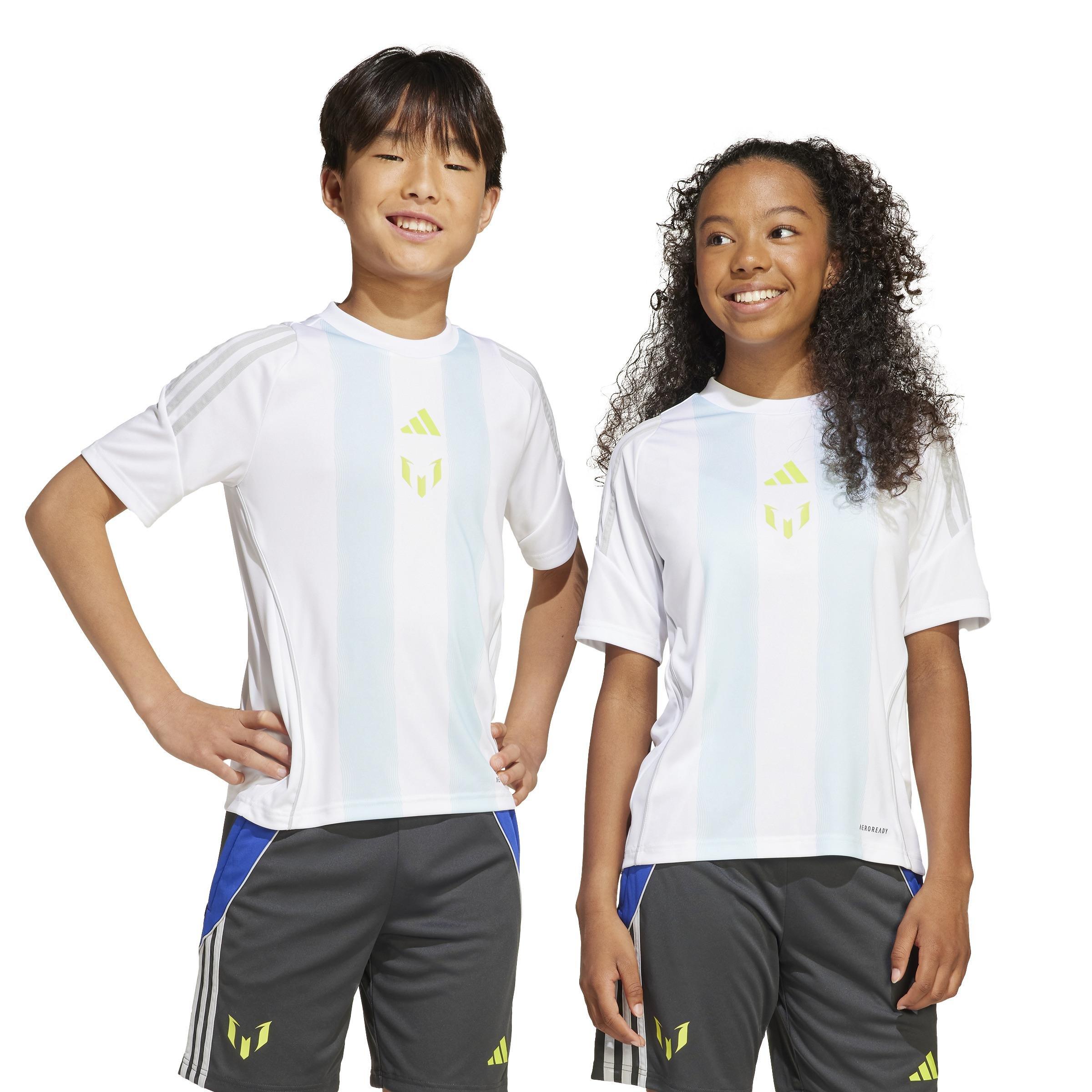 Kids Unisex Messi Training Jersey, White, A901_ONE, large image number 14