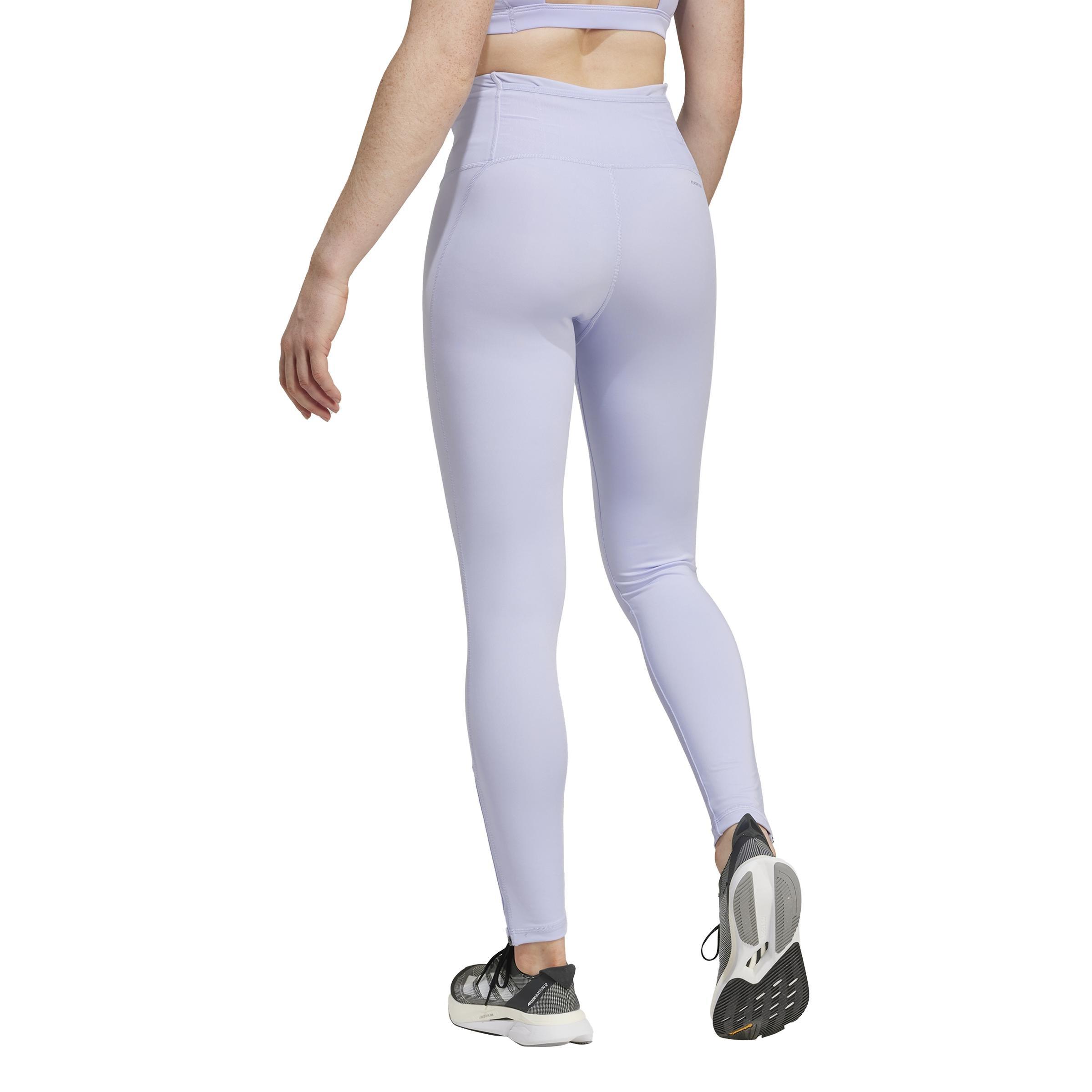 Adizero Essentials Full Length Leggings, Purple, A901_ONE, large image number 5