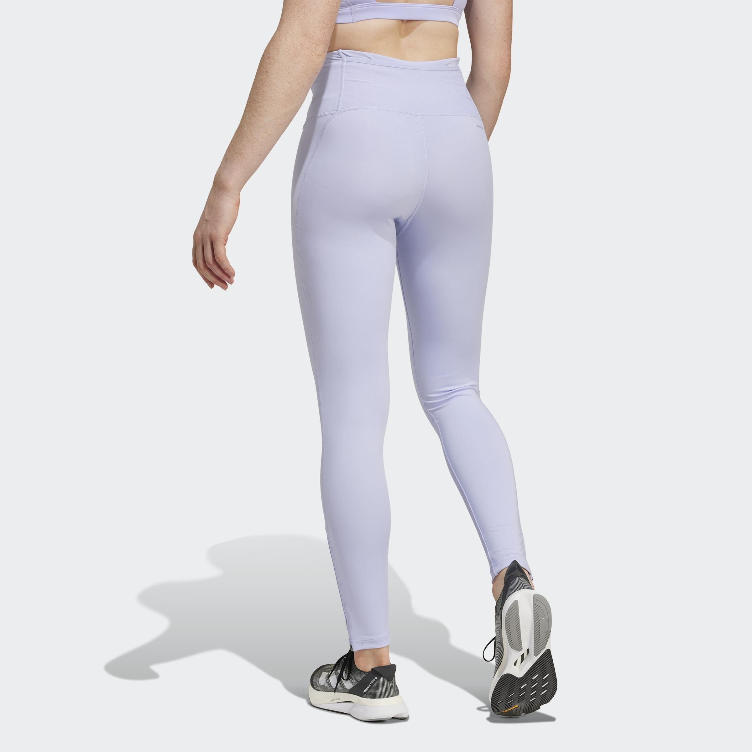Adizero Essentials Full Length Leggings, Purple, A901_ONE, large image number 6