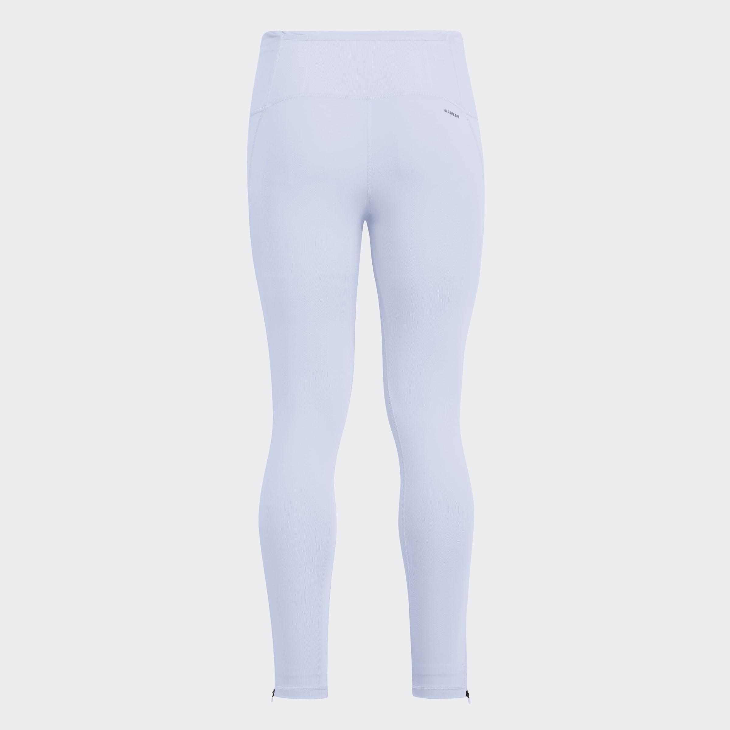 Adizero Essentials Full Length Leggings, Purple, A901_ONE, large image number 7