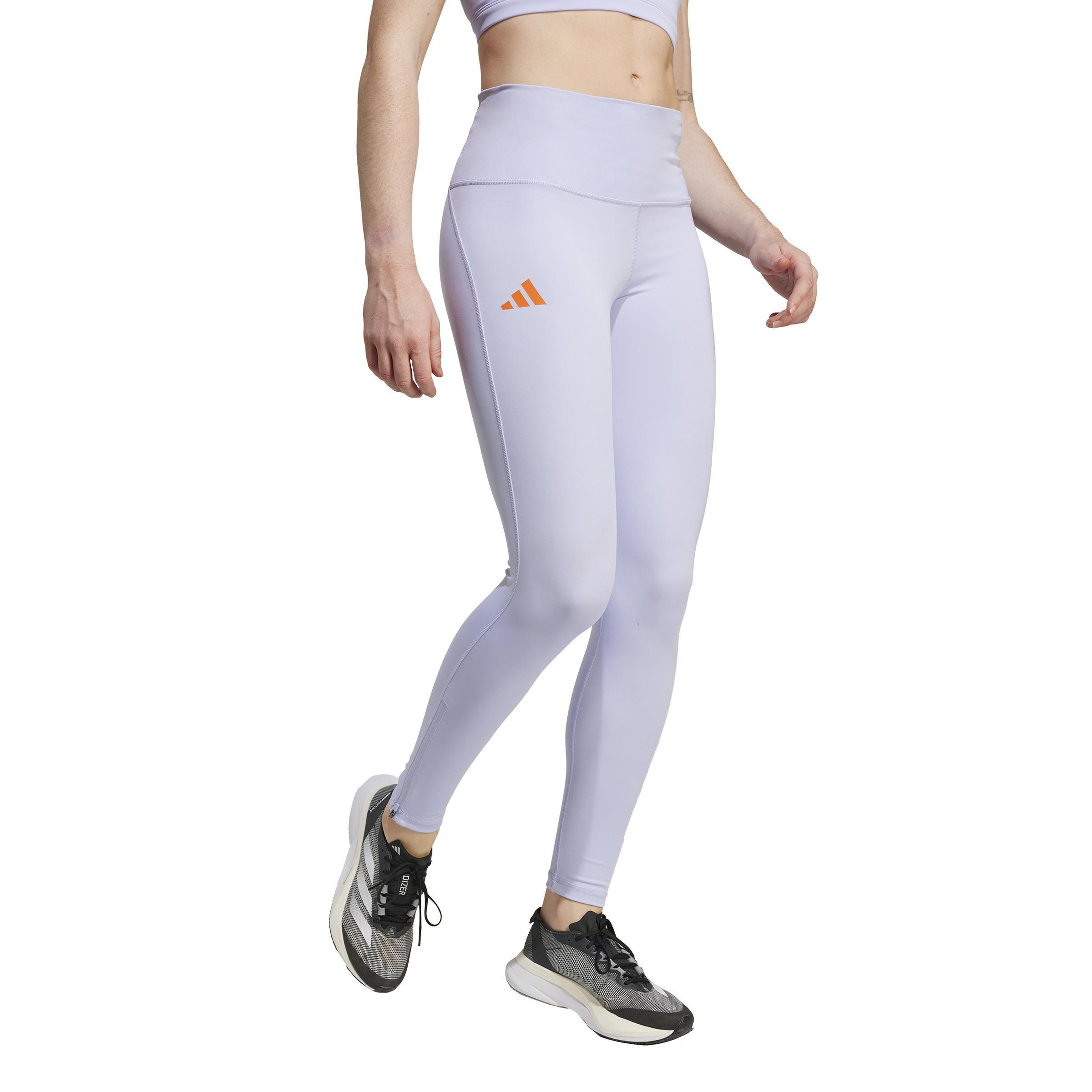 Adizero Essentials Full Length Leggings, Purple, A901_ONE, large image number 14