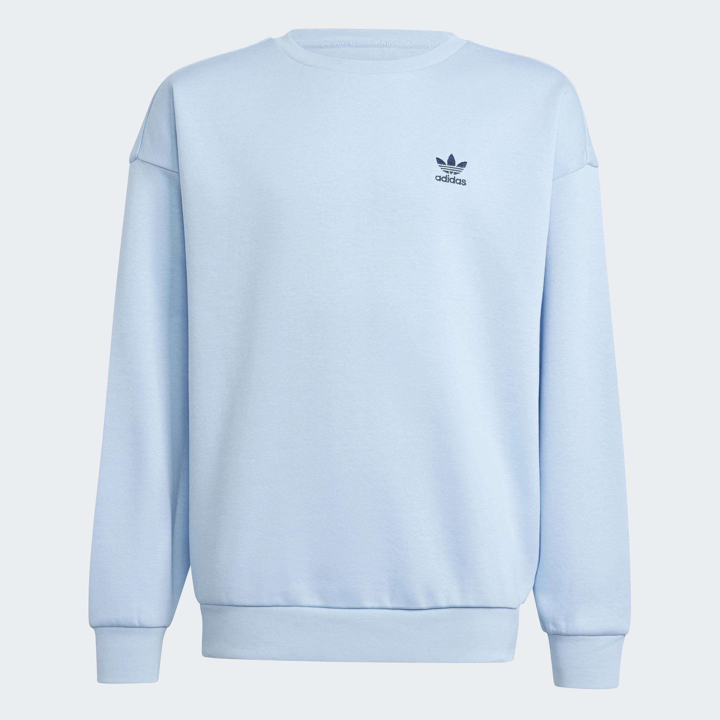 Kids Boyfriend Crew Sweatshirt, Blue, A901_ONE, large image number 0