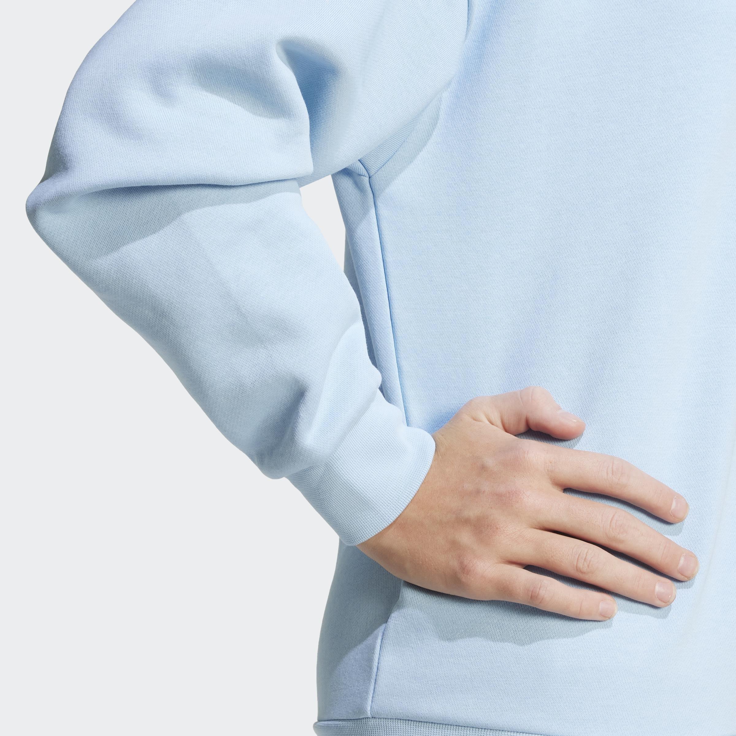 Kids Boyfriend Crew Sweatshirt, Blue, A901_ONE, large image number 2