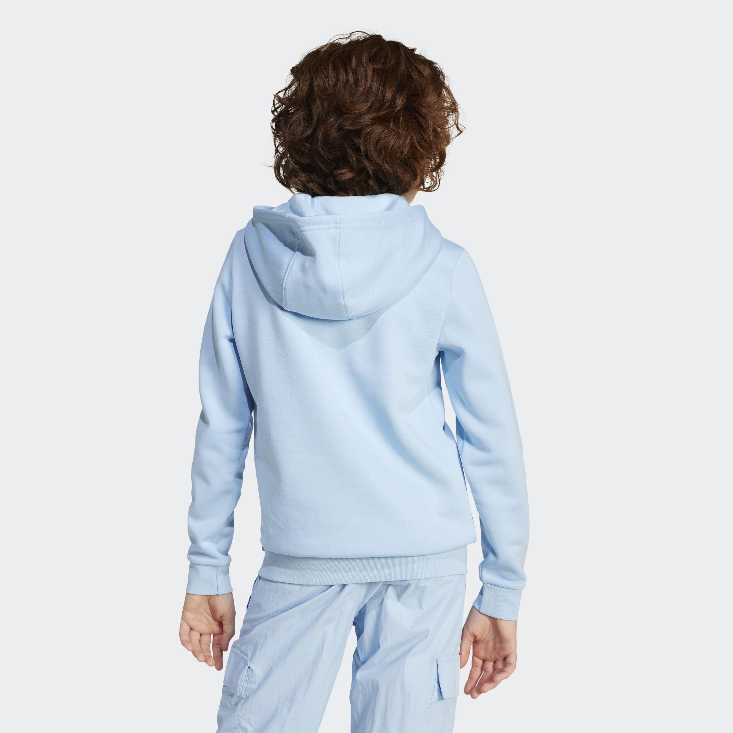 Kids Unisex Hoodie, Blue, A901_ONE, large image number 2