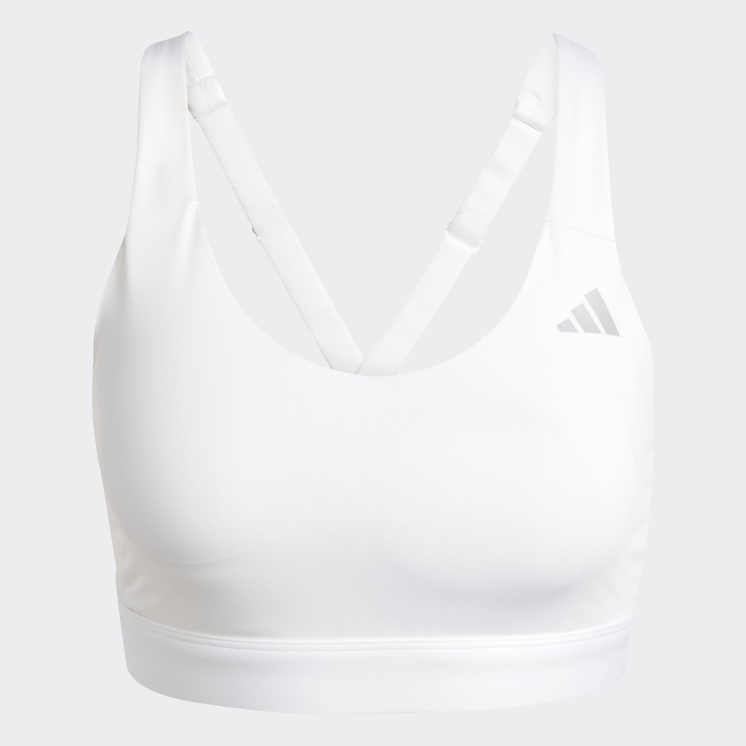 Ultimateadidas Run High-Support Bra, White, A901_ONE, large image number 0
