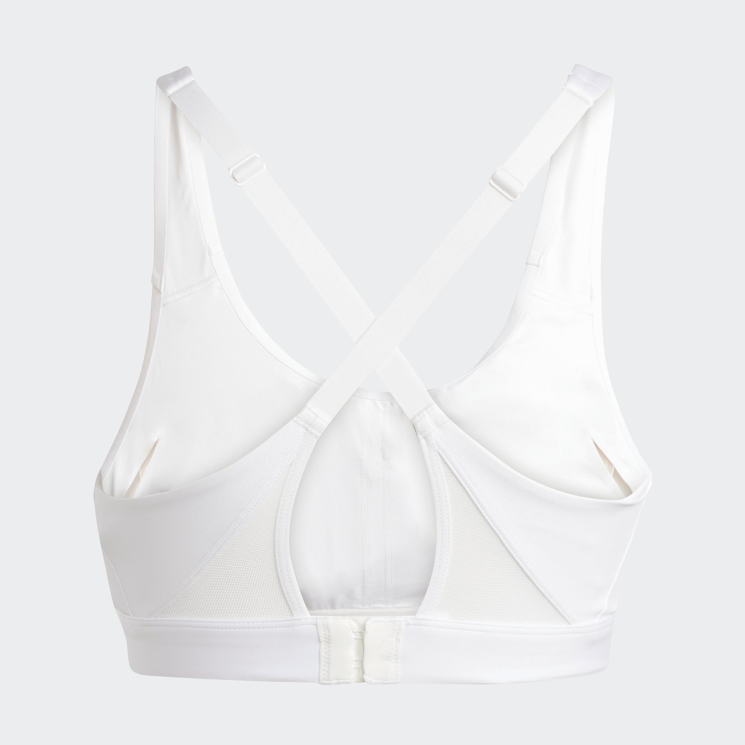 Ultimateadidas Run High-Support Bra, White, A901_ONE, large image number 2