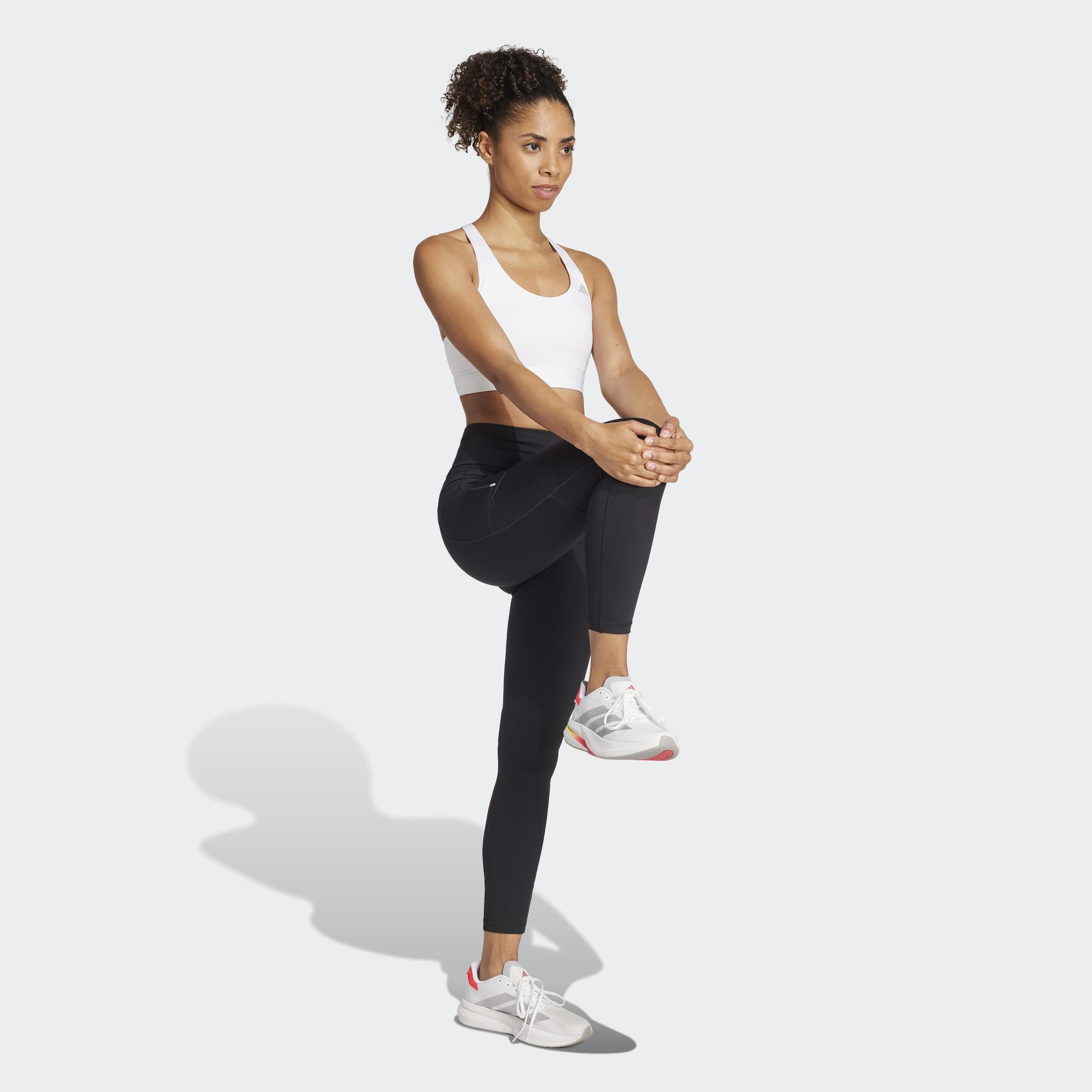 Ultimateadidas Run High-Support Bra, White, A901_ONE, large image number 5