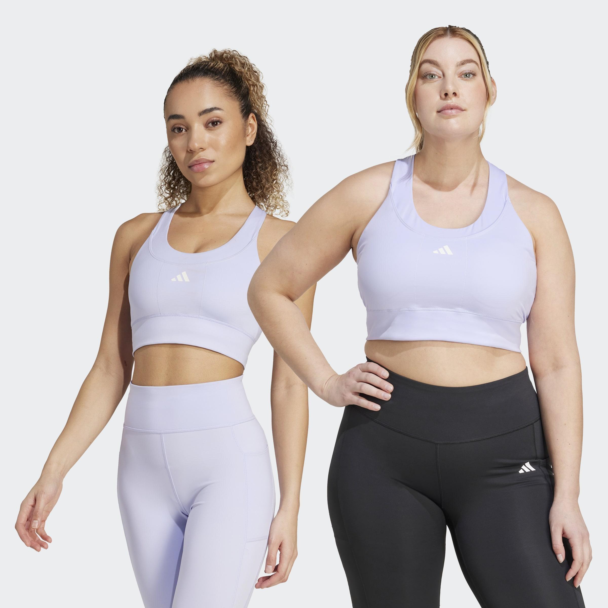 Run Pocket Medium Support Bra, Purple, A901_ONE, large image number 14