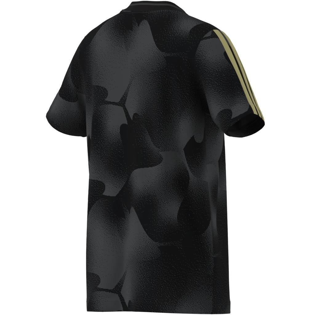 Kids Unisex House of Tiro Colors of Football T-Shirt, Black, A901_ONE, large image number 13