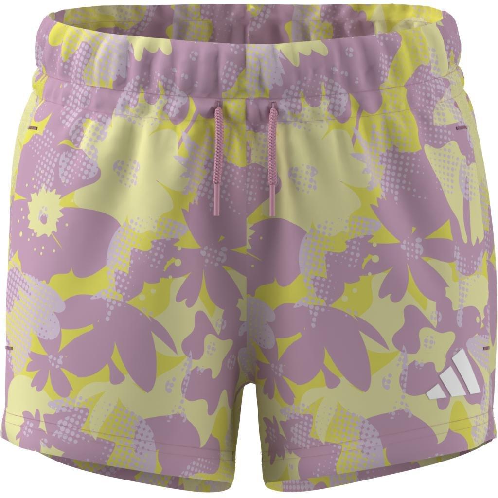 Kids Seasonal Essentials Flower Shorts, Pink, A901_ONE, large image number 10