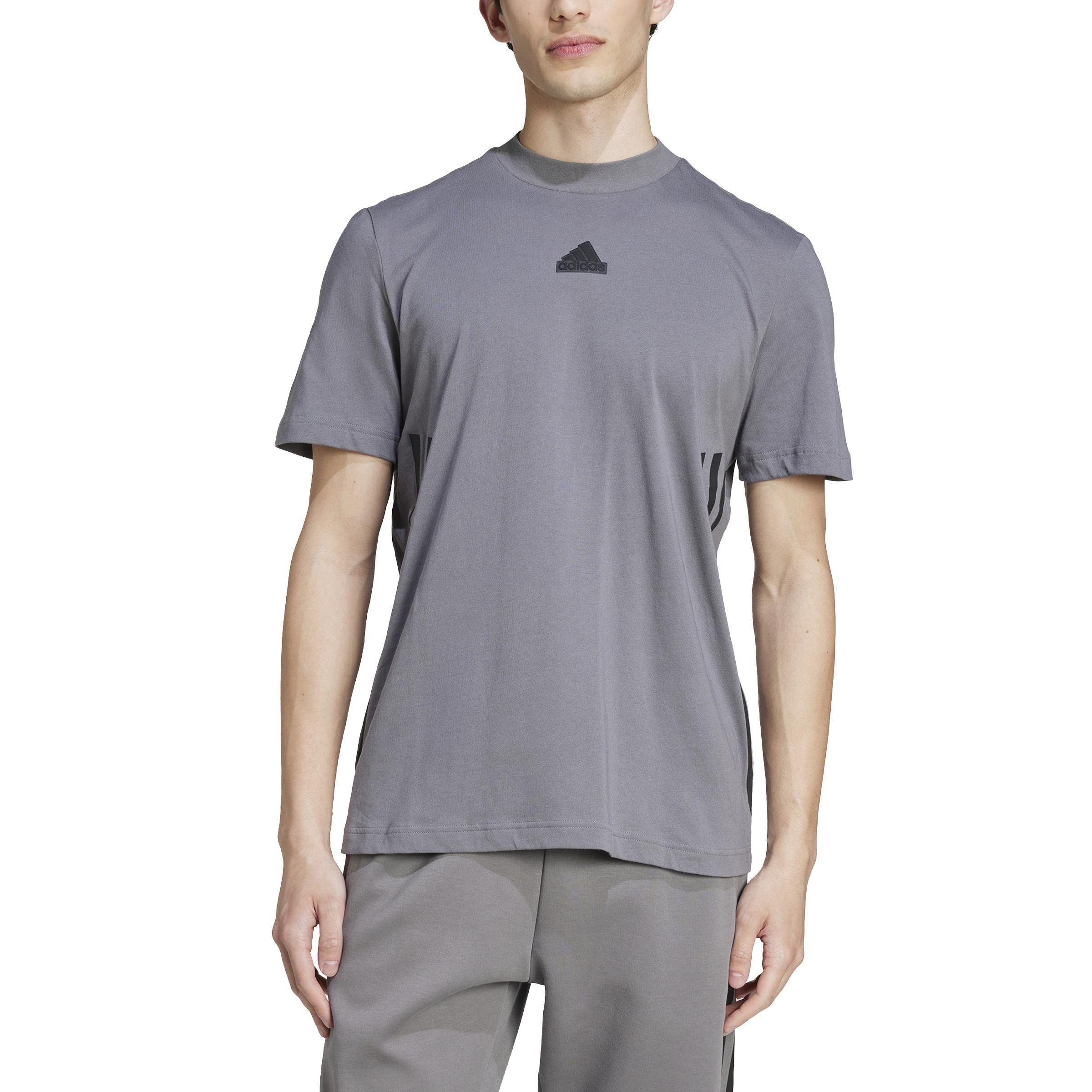 Future Icons 3-Stripes T-Shirt, Grey, A901_ONE, large image number 0