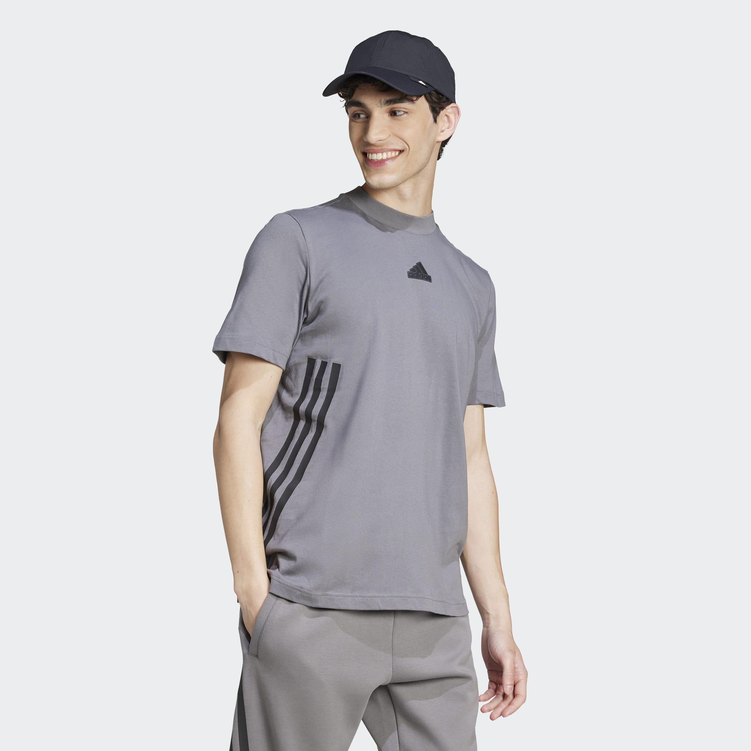 Future Icons 3-Stripes T-Shirt, Grey, A901_ONE, large image number 2