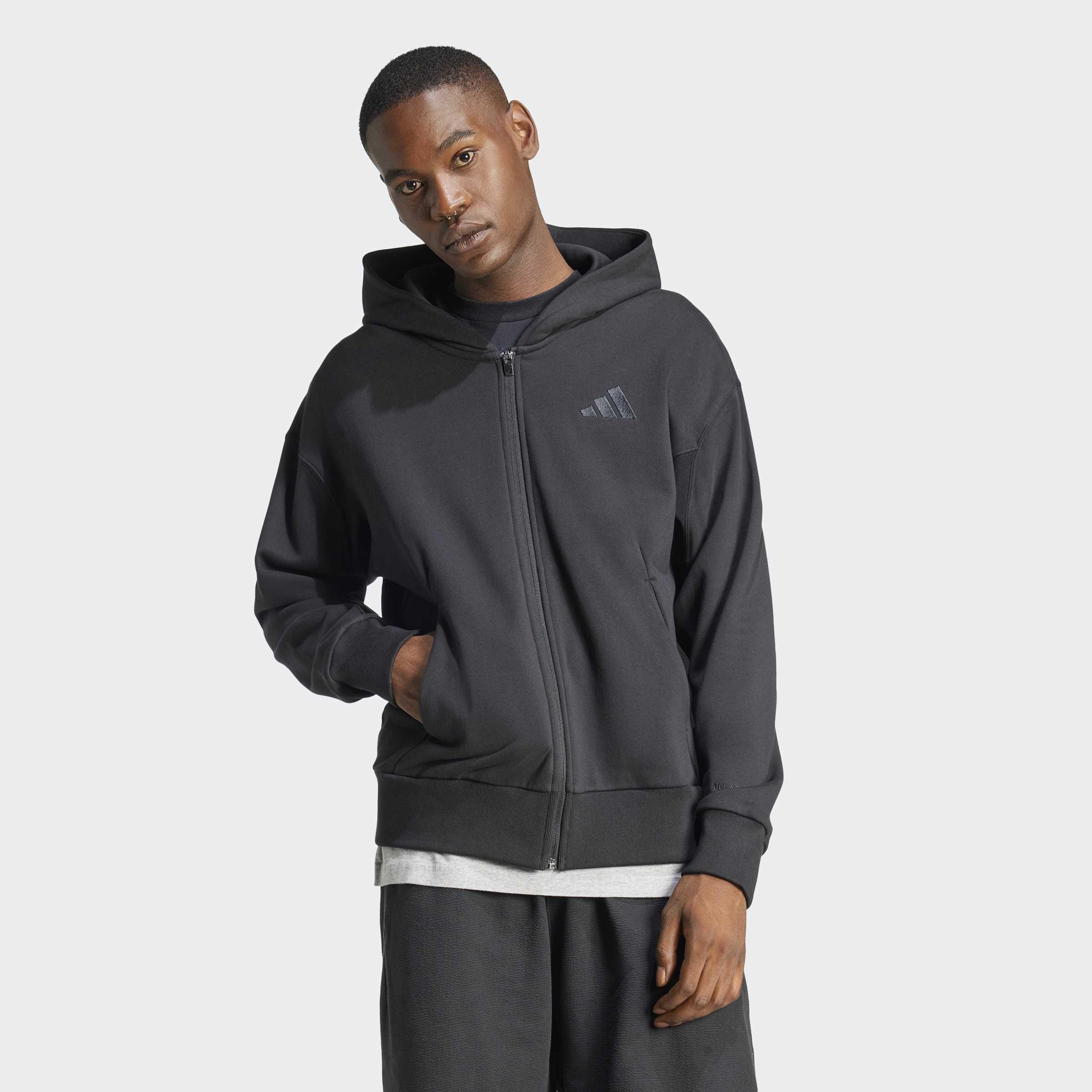 All SZN French Terry Full-Zip Hoodie, Black, A901_ONE, large image number 4