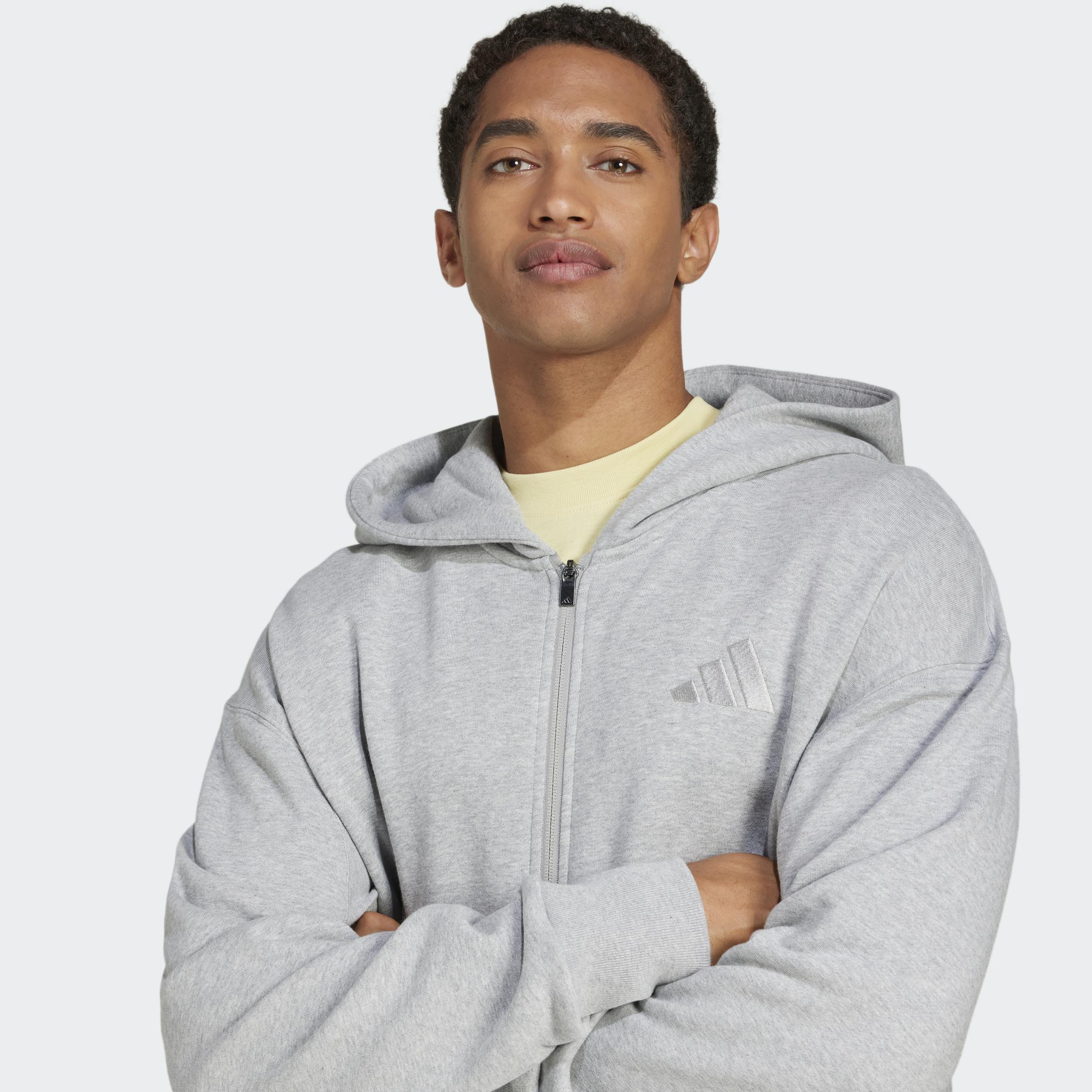 All Szn French Terry Full-Zip Hoodie, Grey, A901_ONE, large image number 3