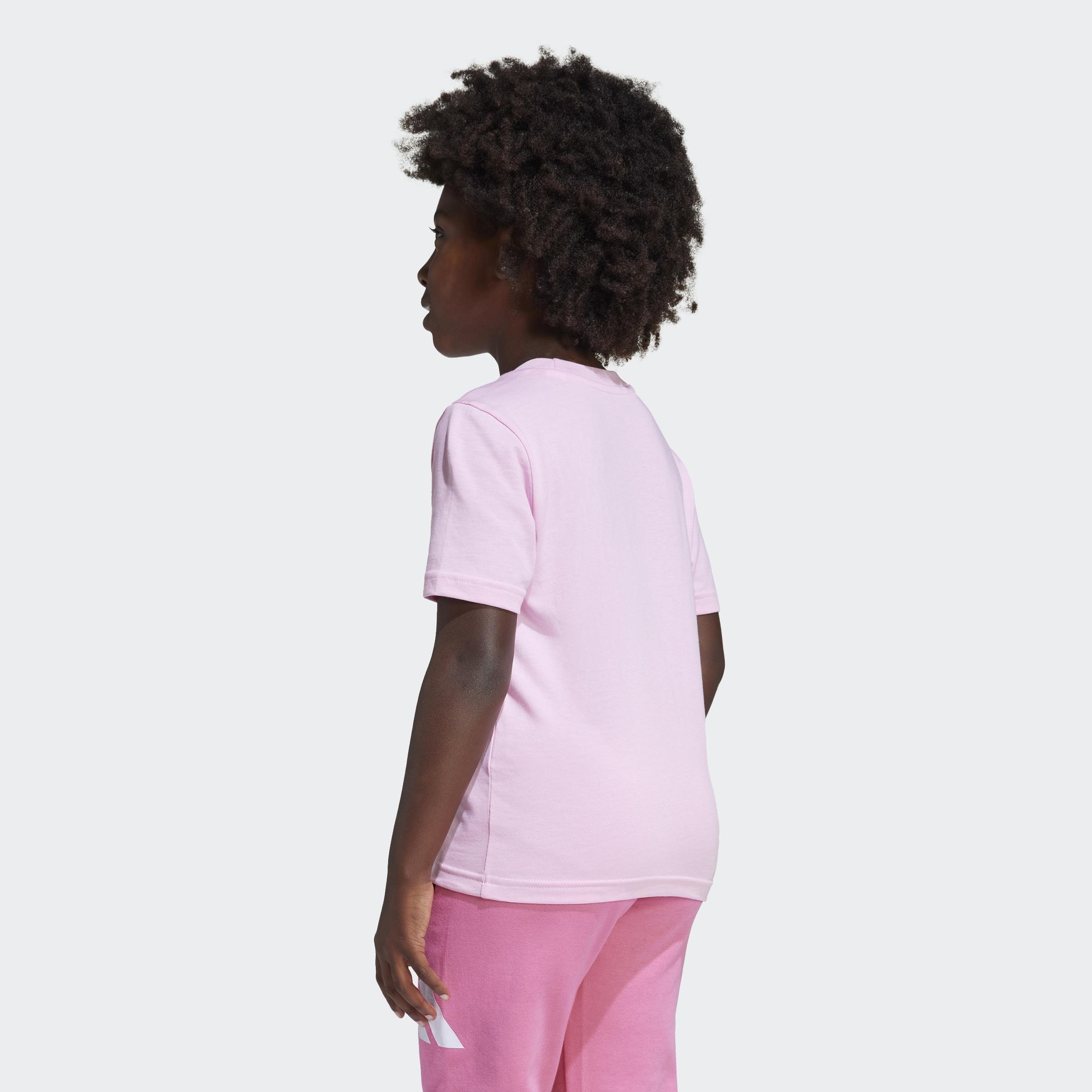 Kids Unisex Lounge Ice Graphic T-Shirt, Pink, A901_ONE, large image number 6