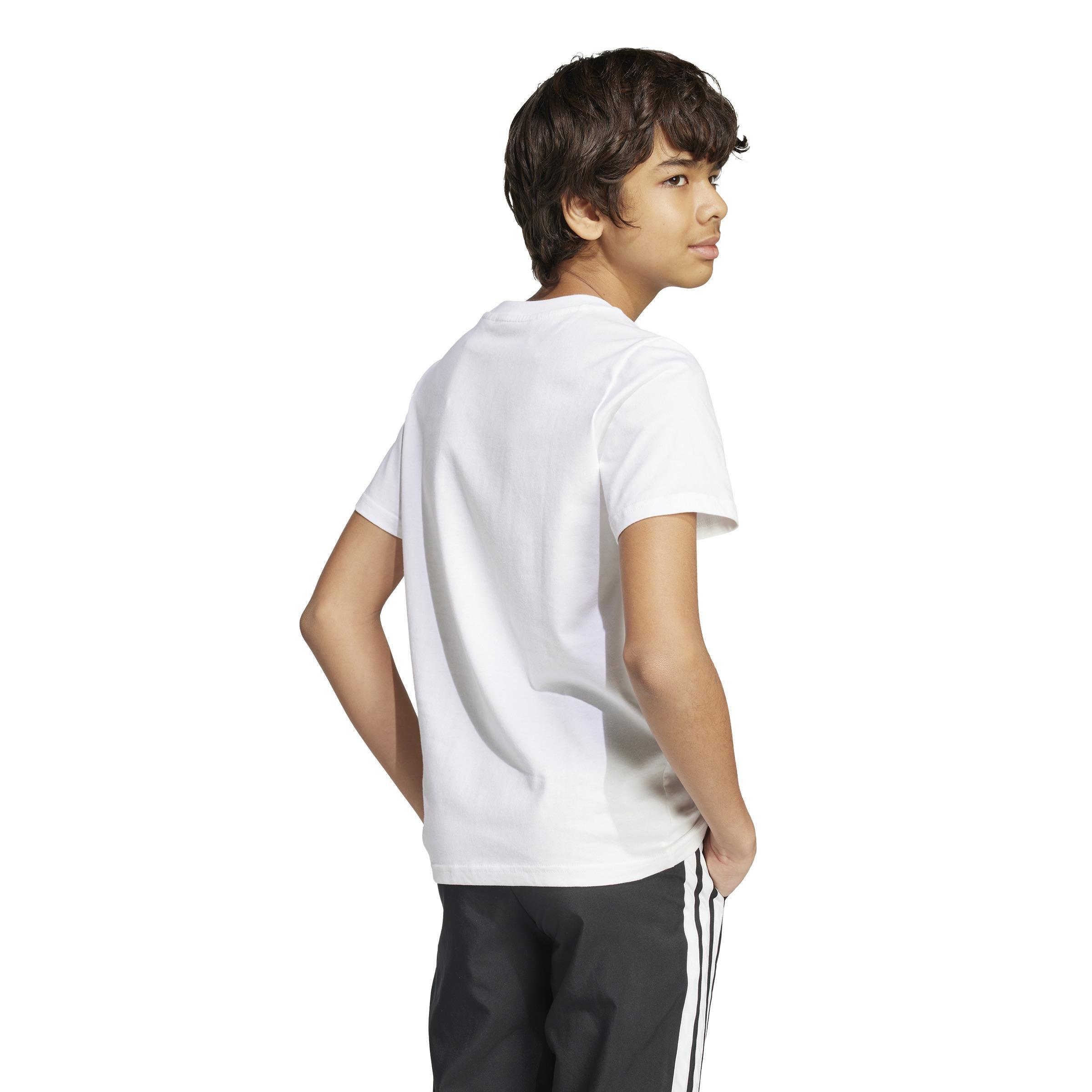 Kids Unisex Kids All Day I Dream About Graphic T-Shirt, White, A901_ONE, large image number 2