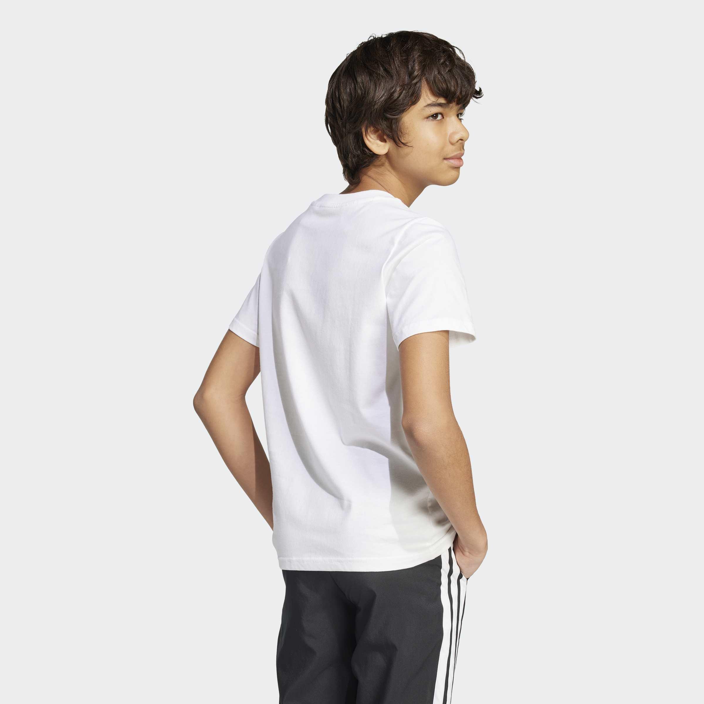 Kids Unisex Kids All Day I Dream About Graphic T-Shirt, White, A901_ONE, large image number 4