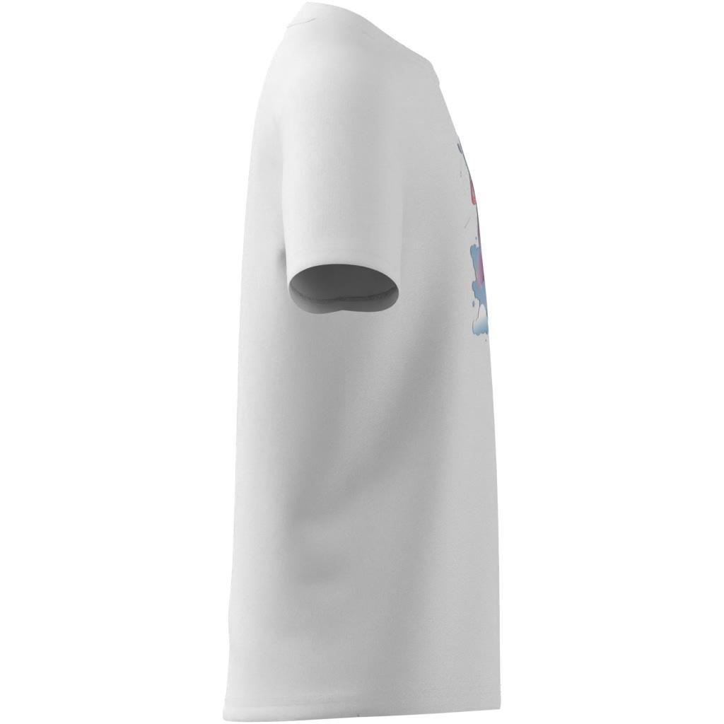 Kids Unisex Kids All Day I Dream About Graphic T-Shirt, White, A901_ONE, large image number 12