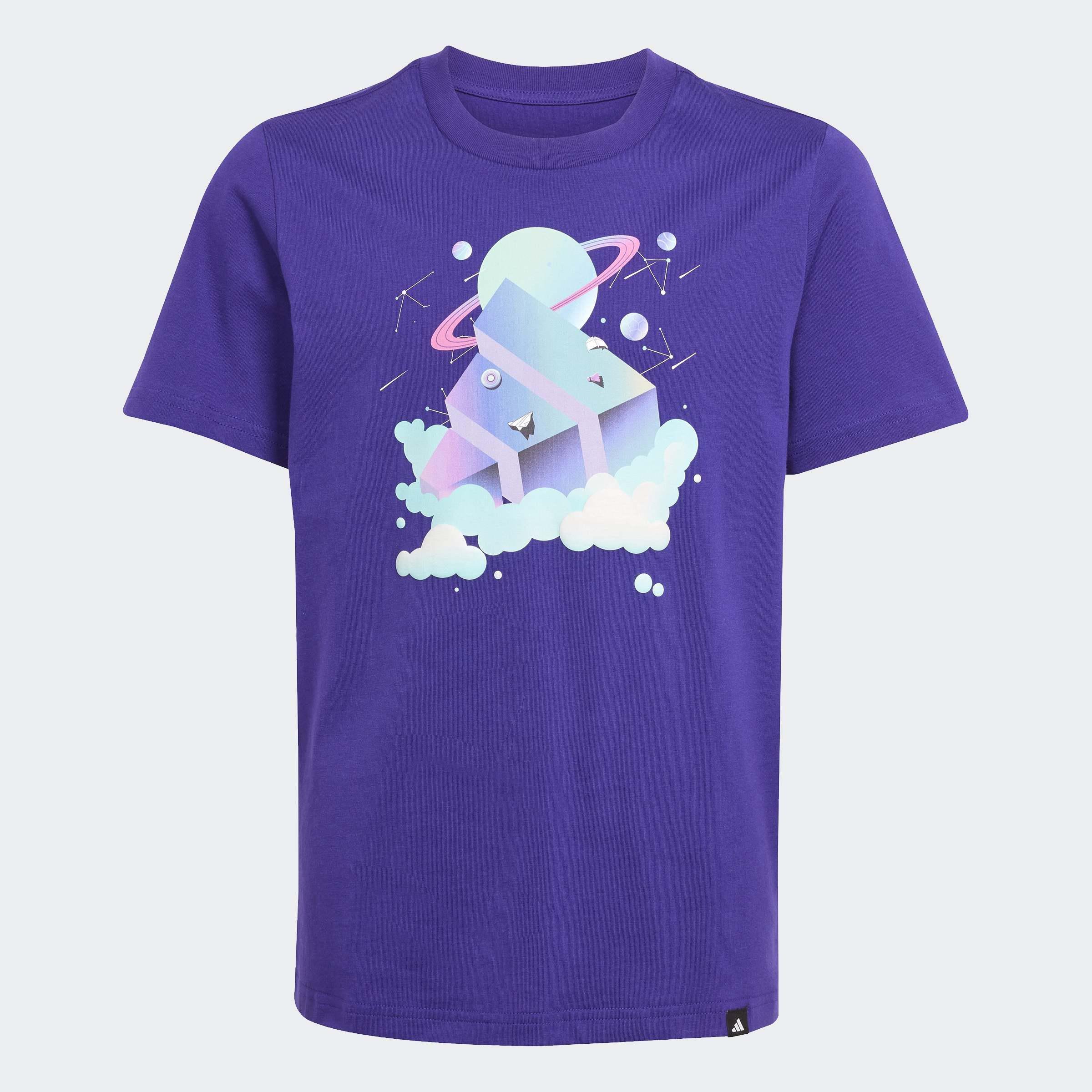 Kids Unisex Kids All Day I Dream About Graphic T-Shirt, Purple