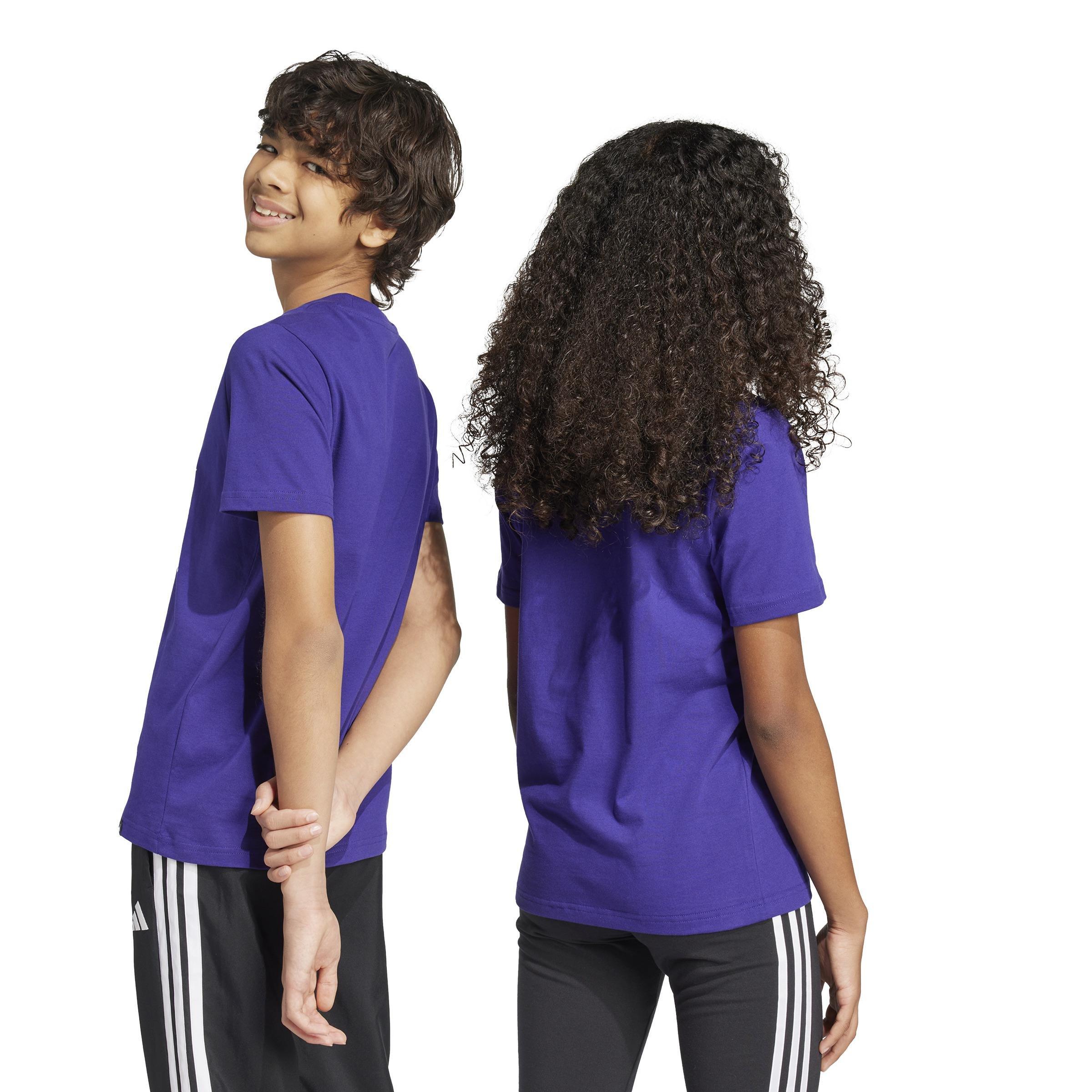 Kids Unisex Kids All Day I Dream About Graphic T-Shirt, Purple, A901_ONE, large image number 2