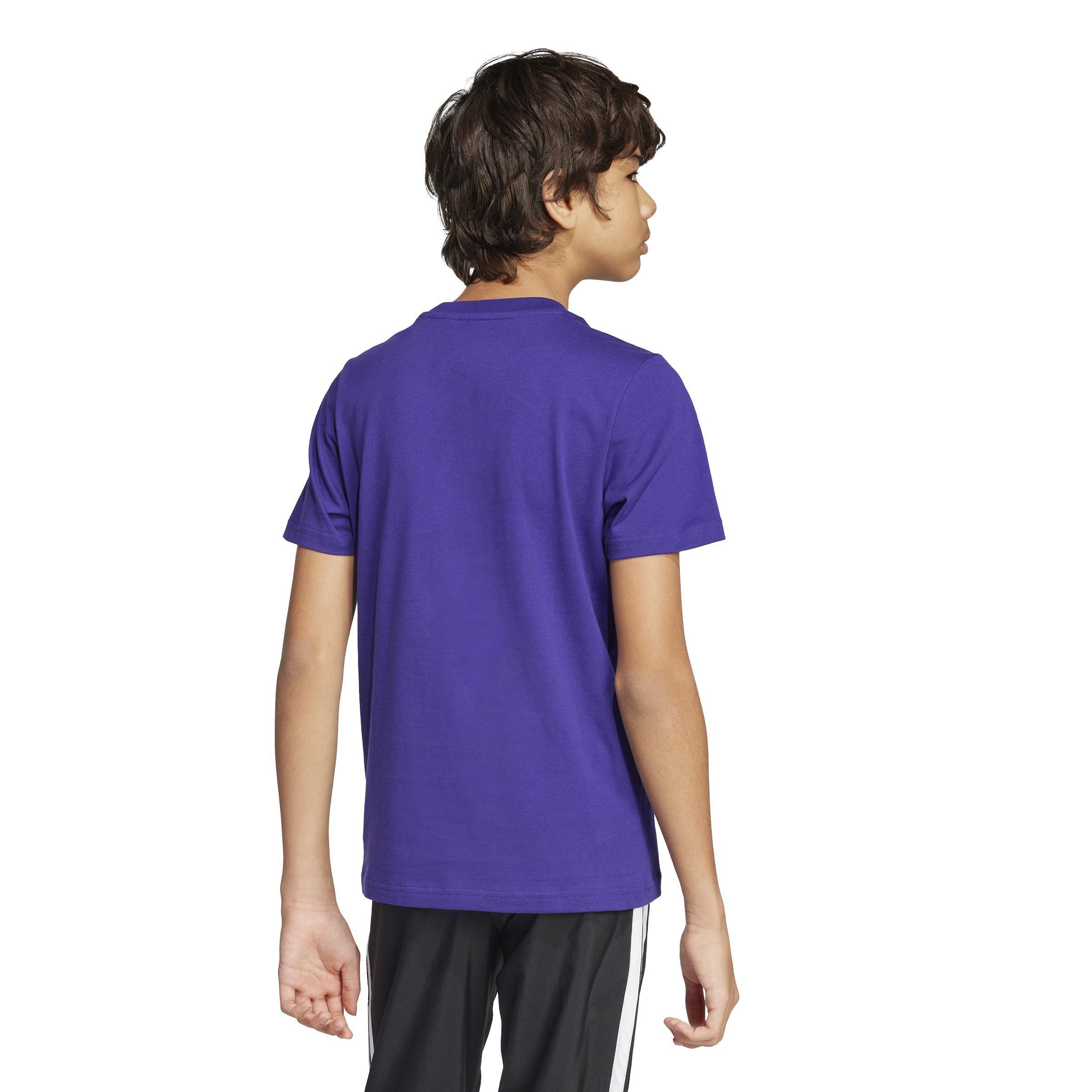 Kids Unisex Kids All Day I Dream About Graphic T-Shirt, Purple, A901_ONE, large image number 3