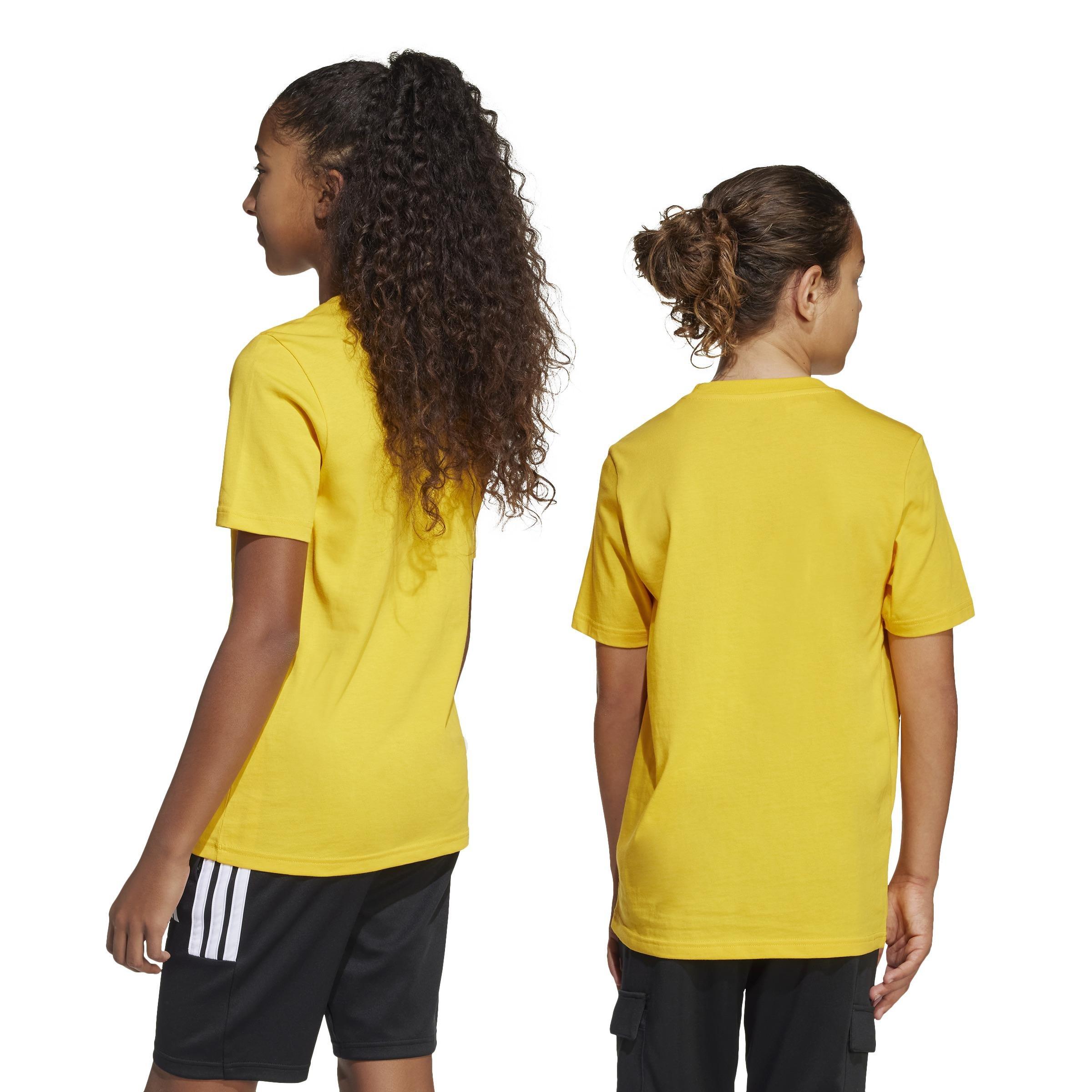 Kids Unisex Fun Graphic T-Shirt, Yellow, A901_ONE, large image number 4