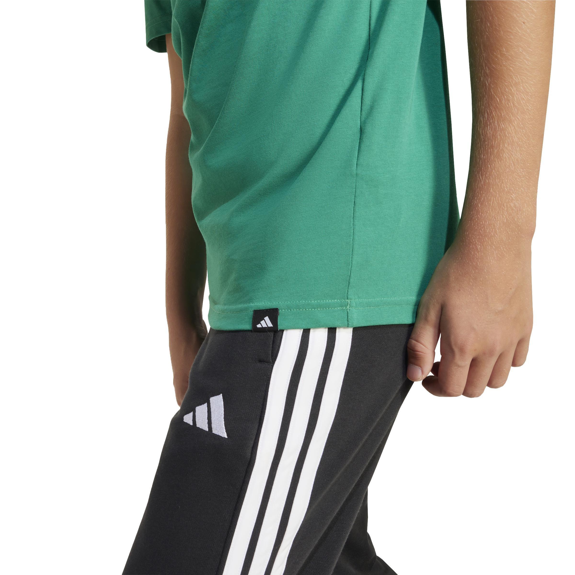 Kids Unisex Fun Graphic T-Shirt, Green, A901_ONE, large image number 7