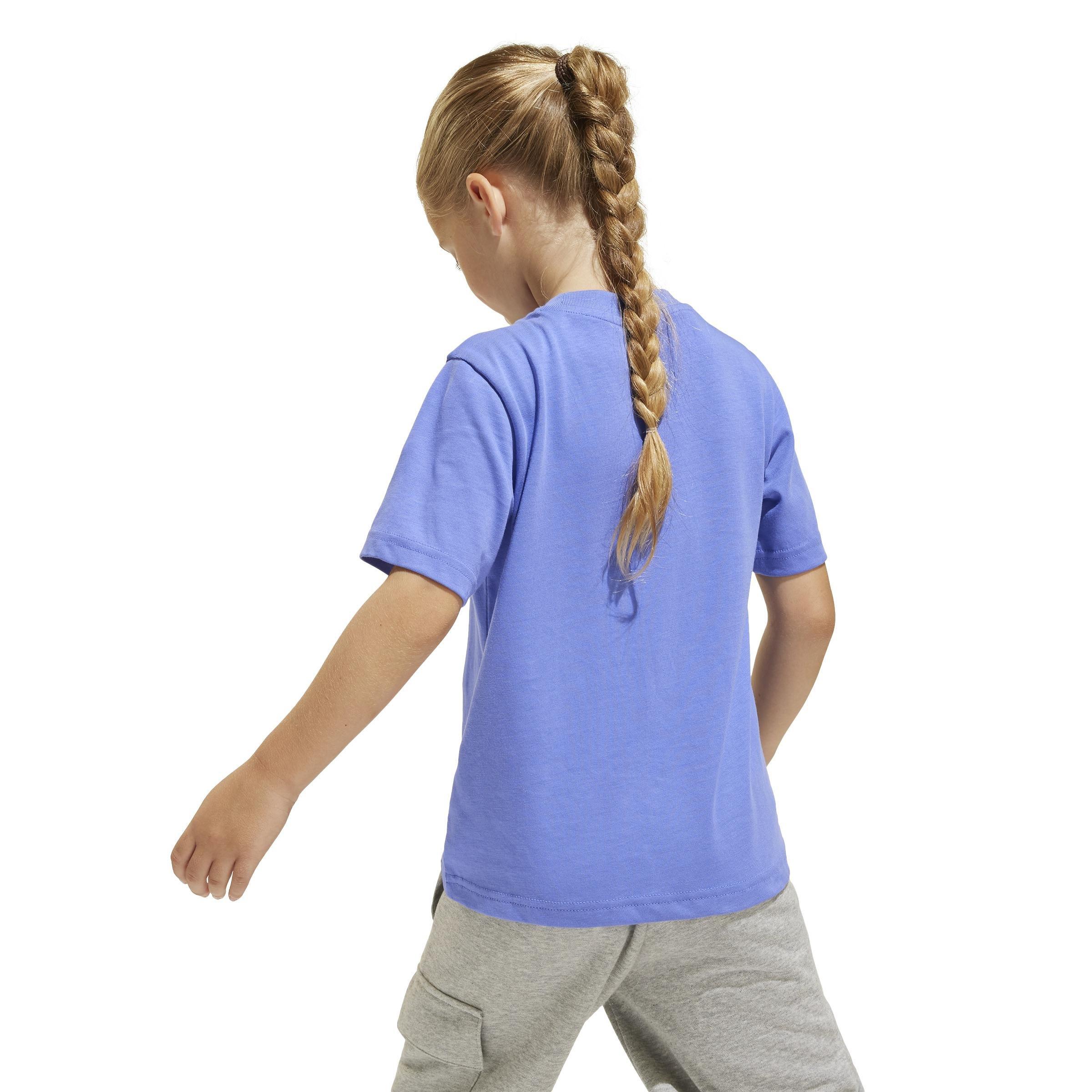 Kids Unisex Fun Graphic T-Shirt, Blue, A901_ONE, large image number 3