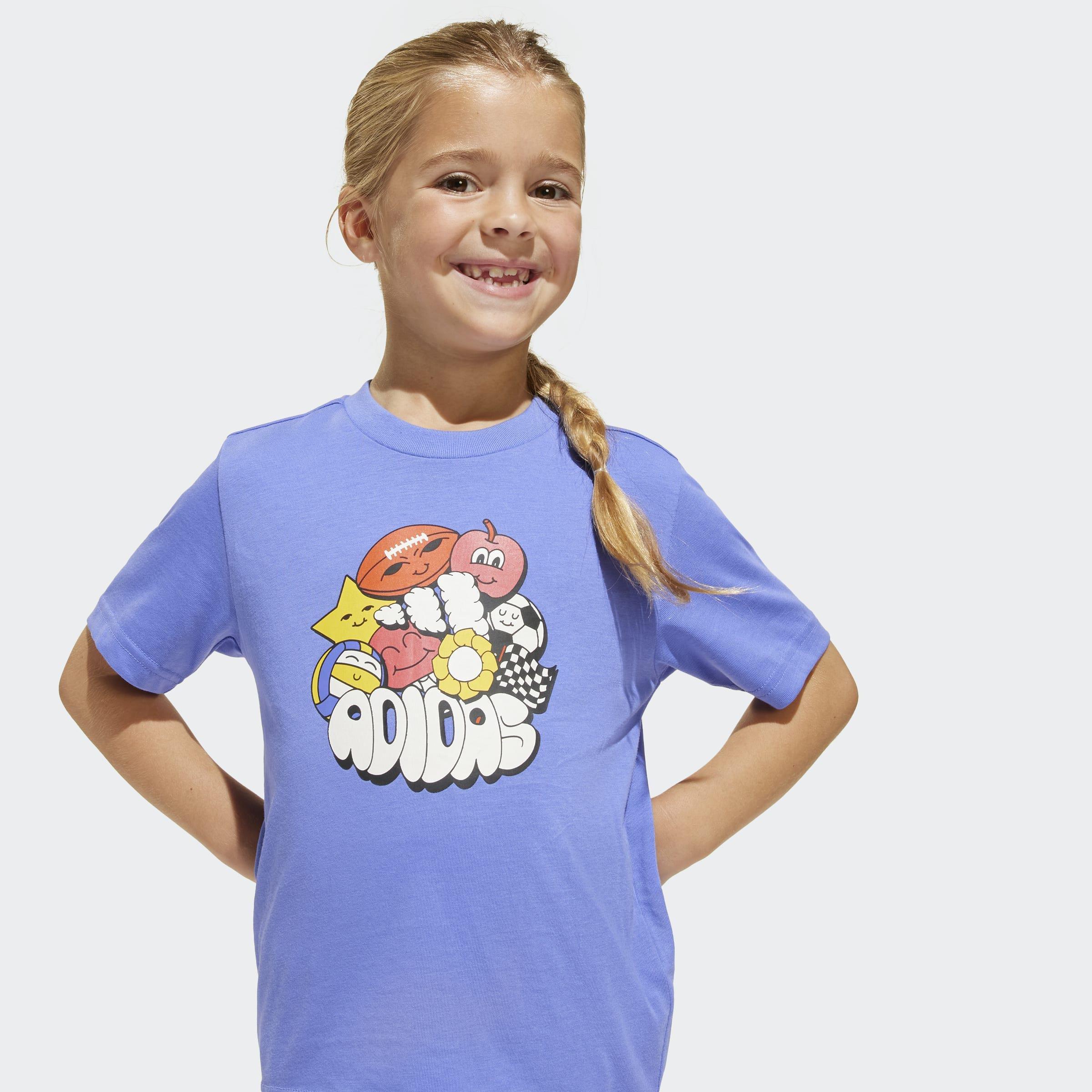 Kids Unisex Fun Graphic T-Shirt, Blue, A901_ONE, large image number 10
