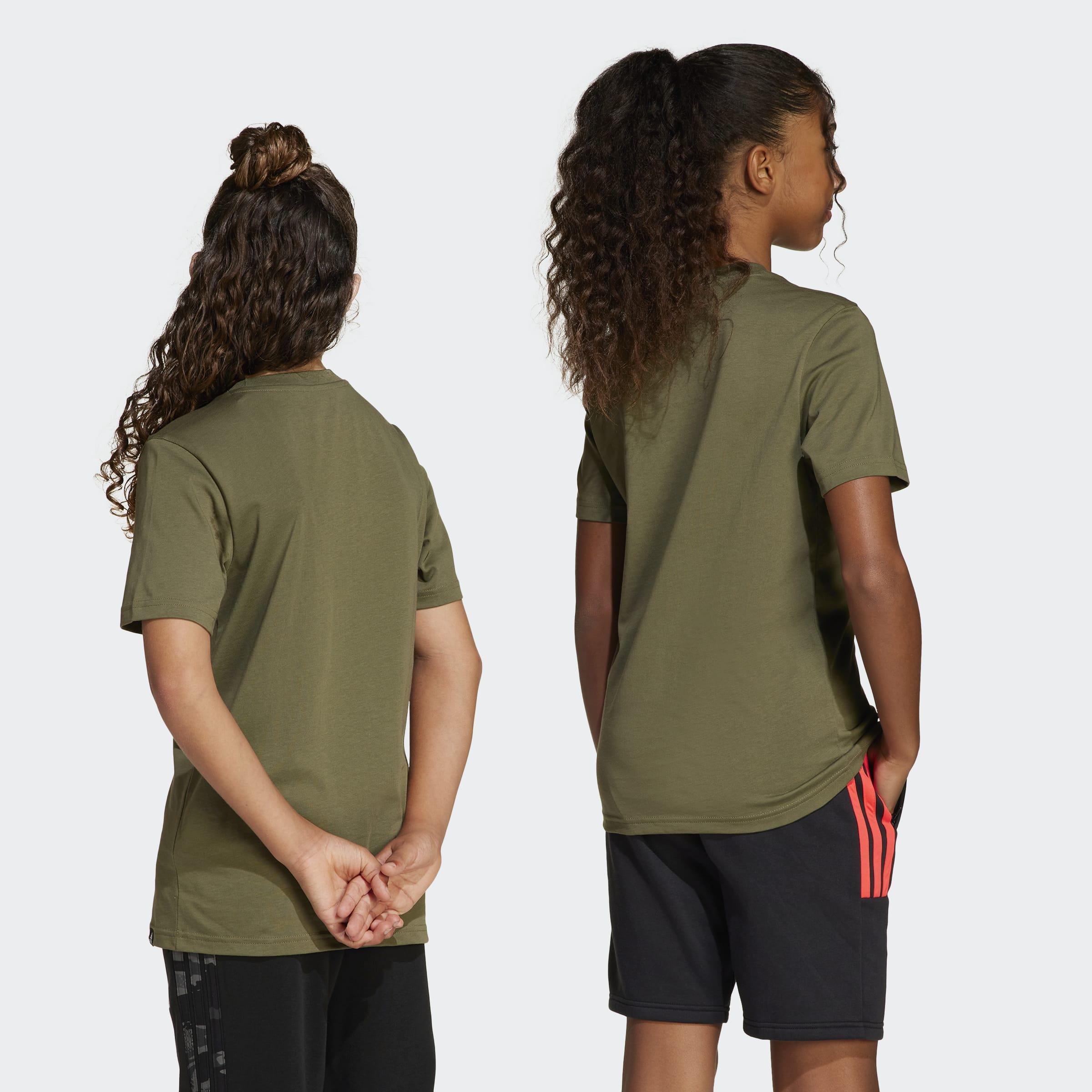 Kids Unisex Camo Graphic T-Shirt, Green, A901_ONE, large image number 6