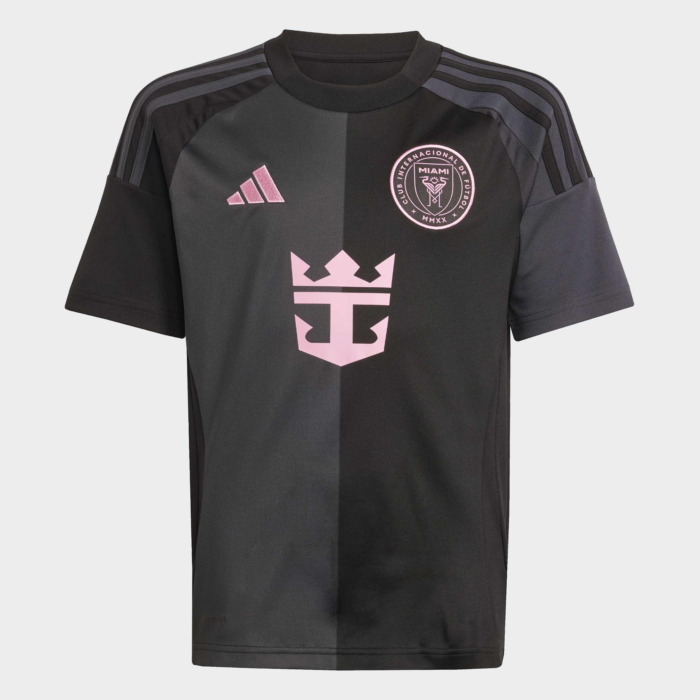 Kids Unisex Inter Miami CF 25/26 Messi Away Jersey, Black, A901_ONE, large image number 1