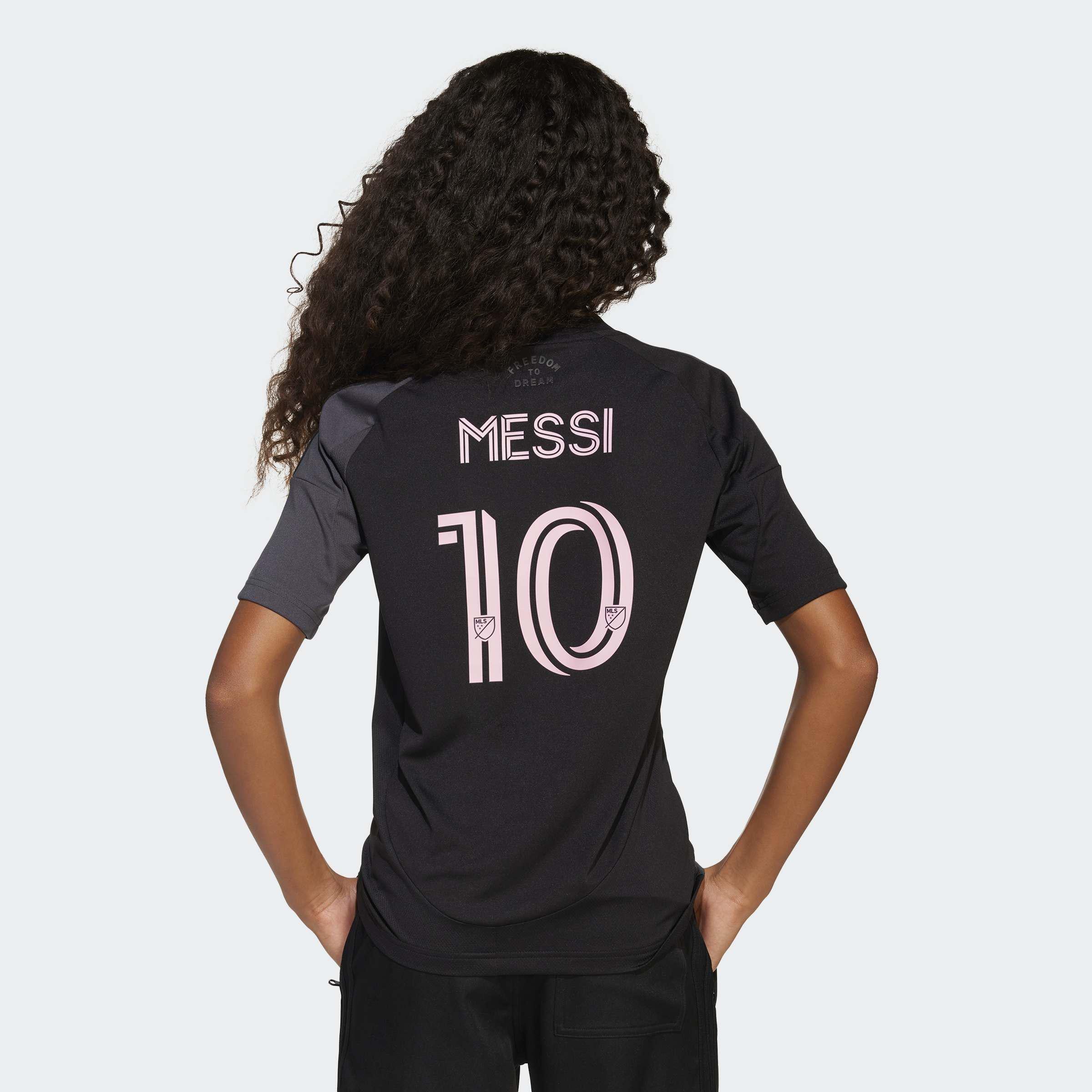 Kids Unisex Inter Miami CF 25/26 Messi Away Jersey, Black, A901_ONE, large image number 6