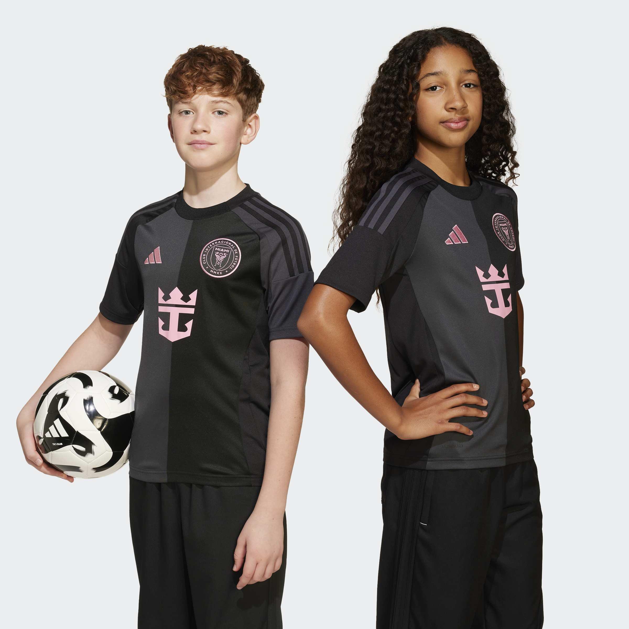 Kids Unisex Inter Miami CF 25/26 Messi Away Jersey, Black, A901_ONE, large image number 11