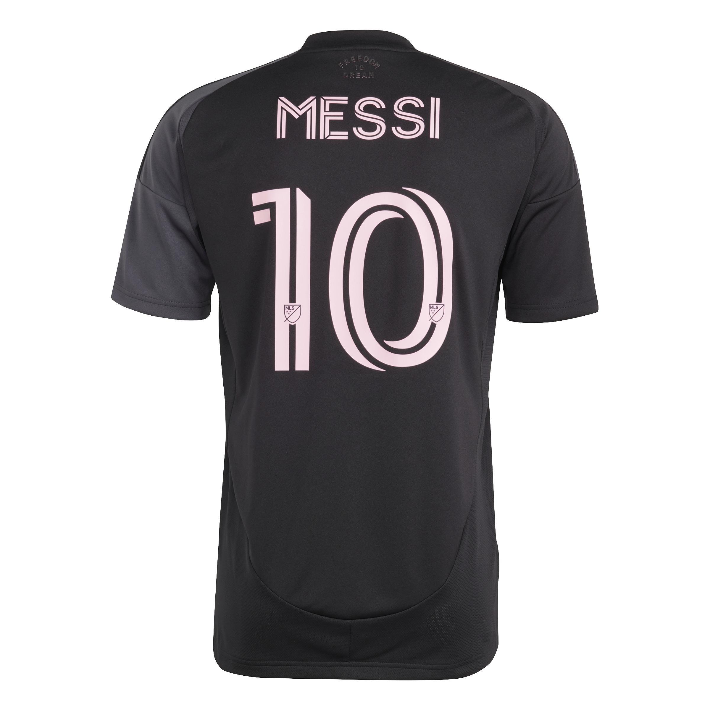 Inter Miami CF 25/26 Messi Away Jersey, Black, A901_ONE, large image number 3