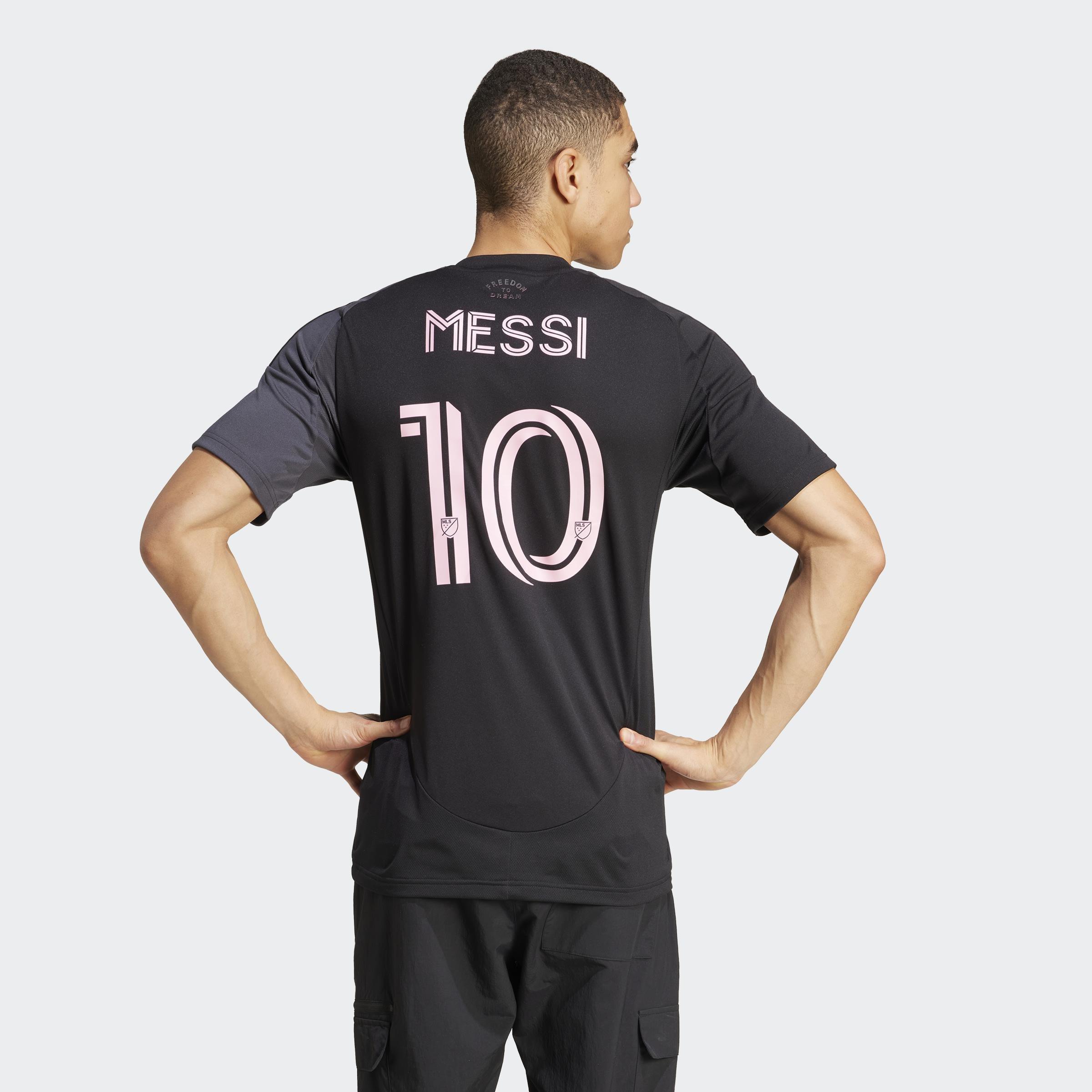 Inter Miami CF 25/26 Messi Away Jersey, Black, A901_ONE, large image number 4