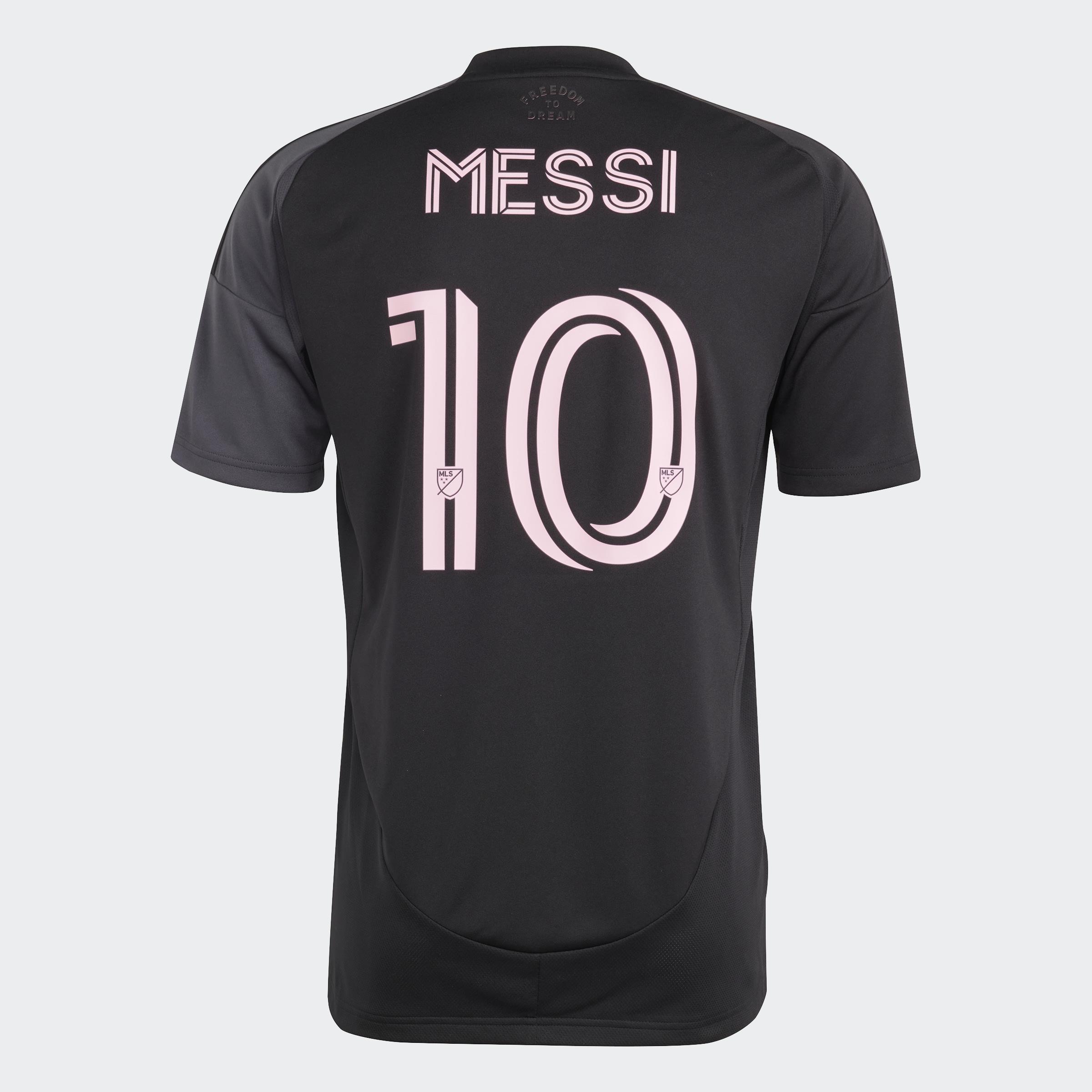 Inter Miami CF 25/26 Messi Away Jersey, Black, A901_ONE, large image number 5