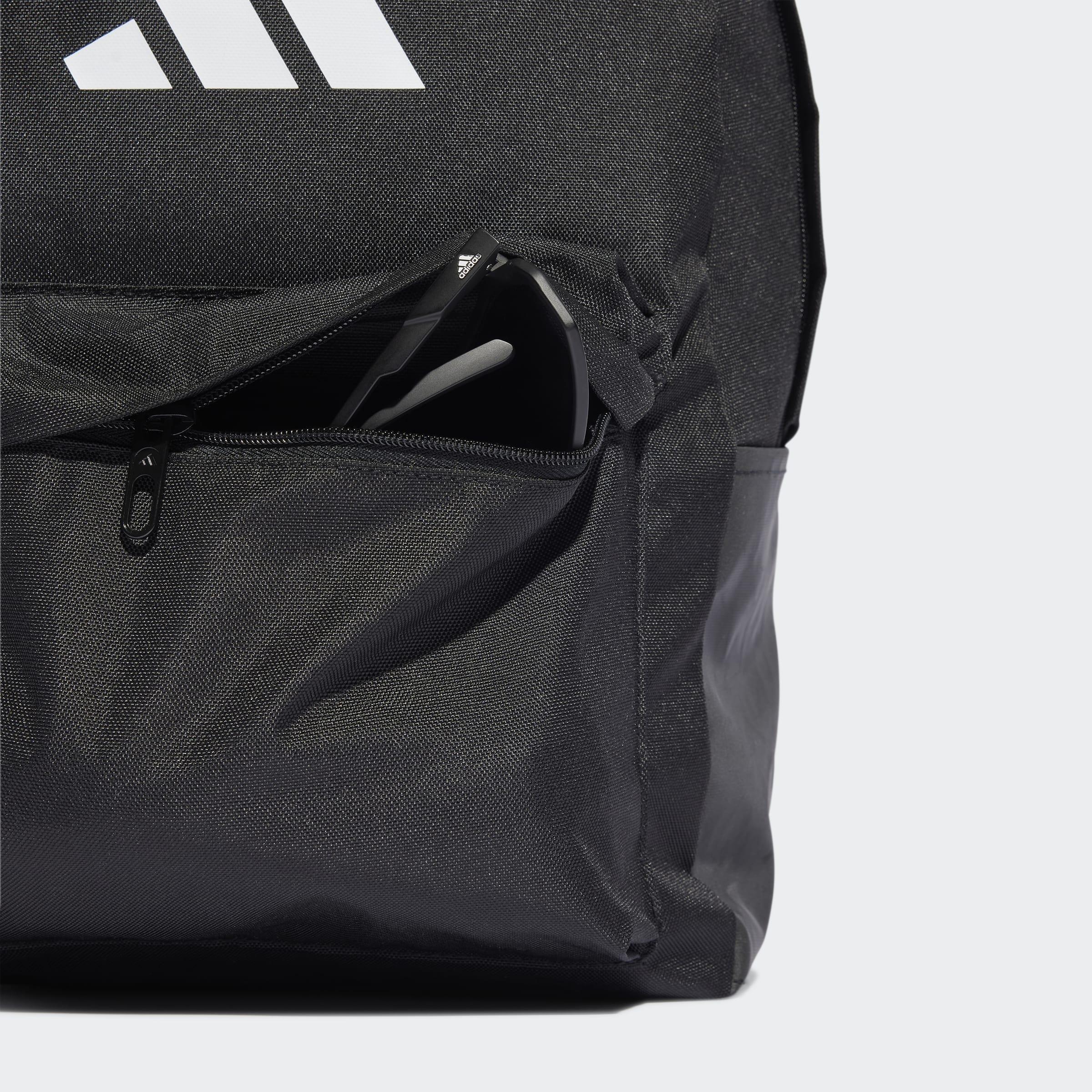 Unisex Classic 3 Bar Logo Backpack, Black, A901_ONE, large image number 4