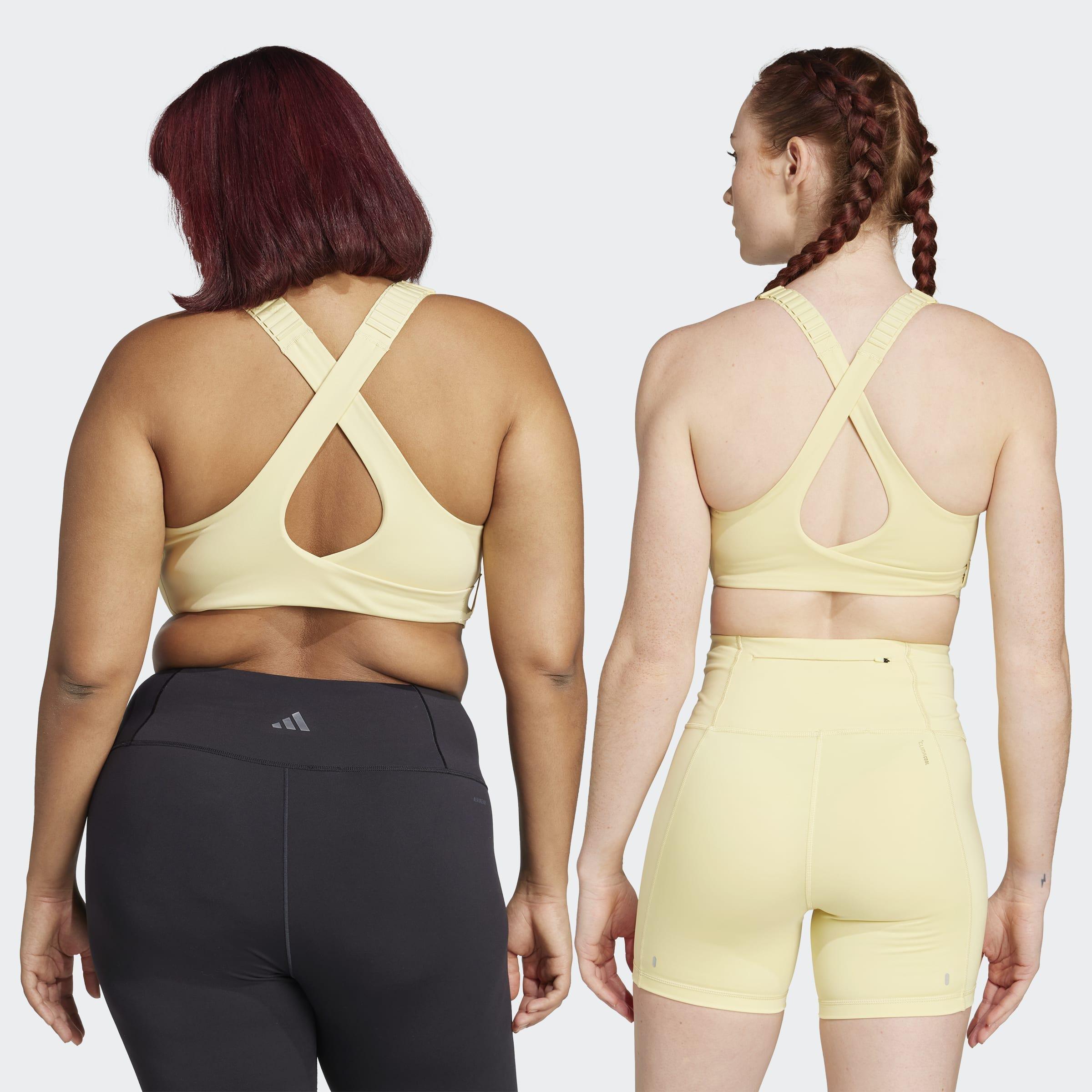 Fastimpact Luxe Run High-Support Bra, Yellow, A901_ONE, large image number 1