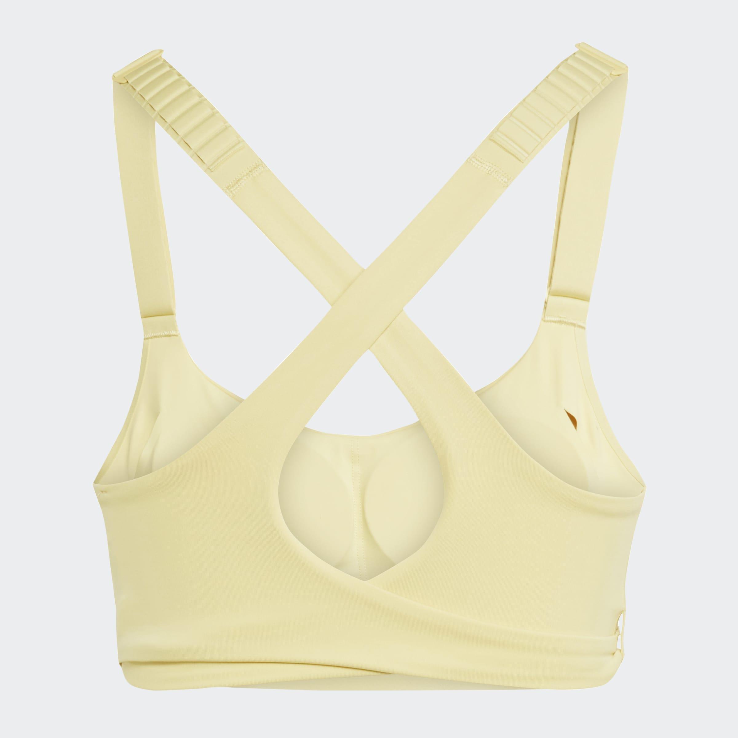 Fastimpact Luxe Run High-Support Bra, Yellow, A901_ONE, large image number 2