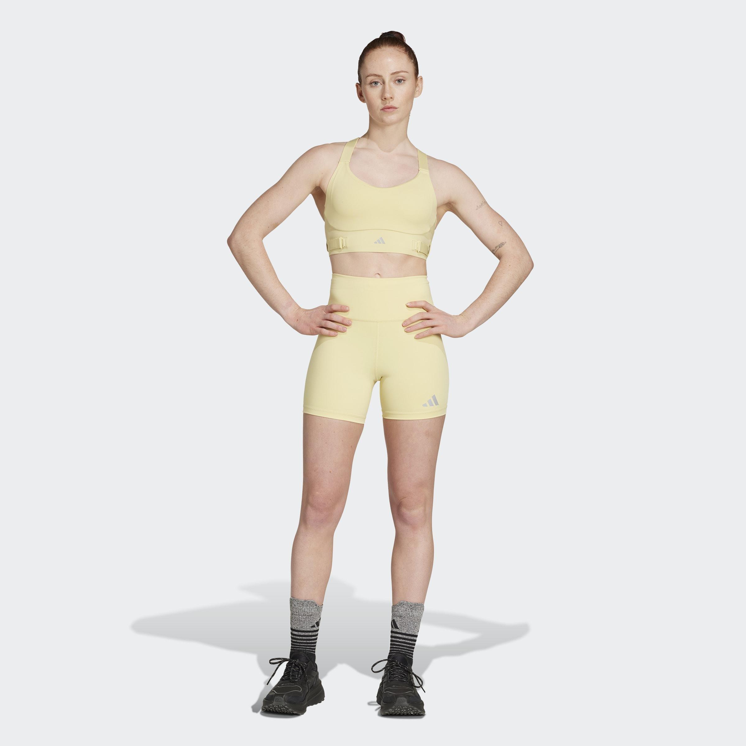 Fastimpact Luxe Run High-Support Bra, Yellow, A901_ONE, large image number 6