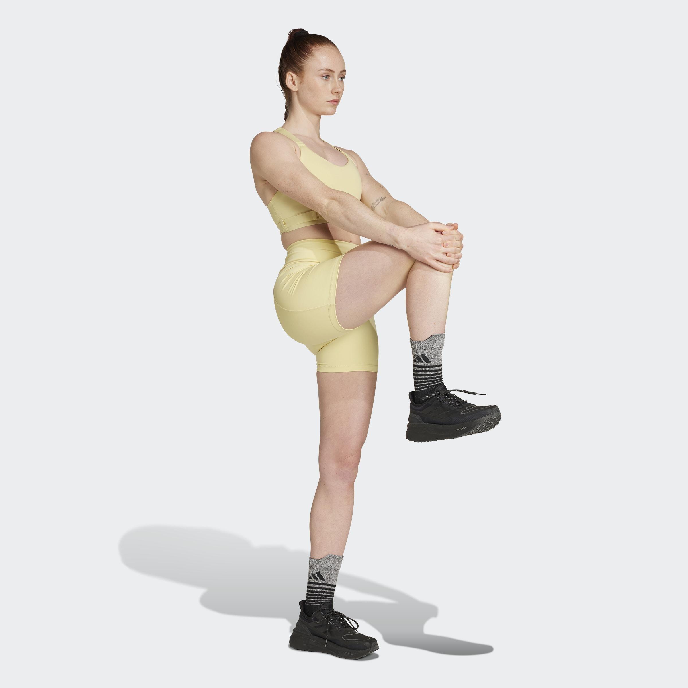 Fastimpact Luxe Run High-Support Bra, Yellow, A901_ONE, large image number 7