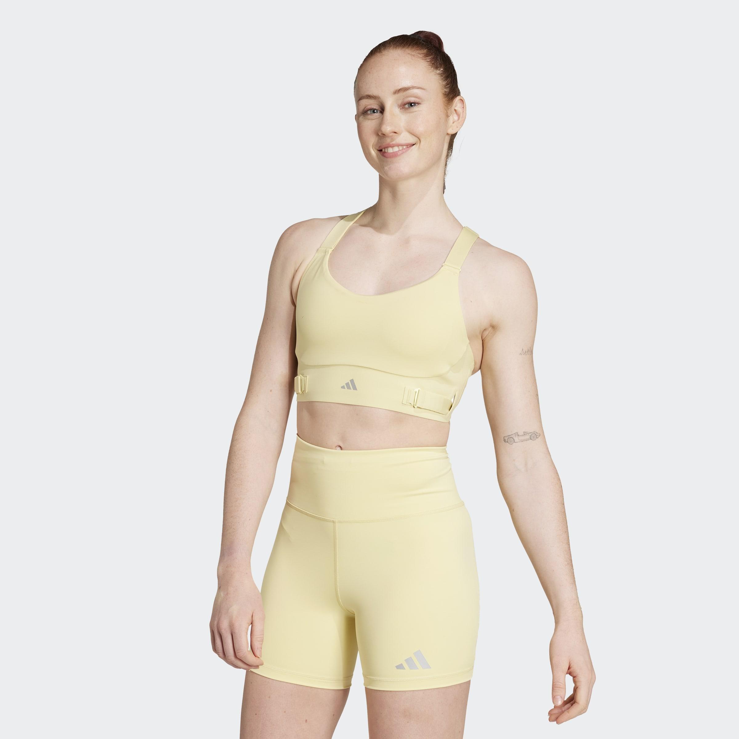 Fastimpact Luxe Run High-Support Bra, Yellow, A901_ONE, large image number 8