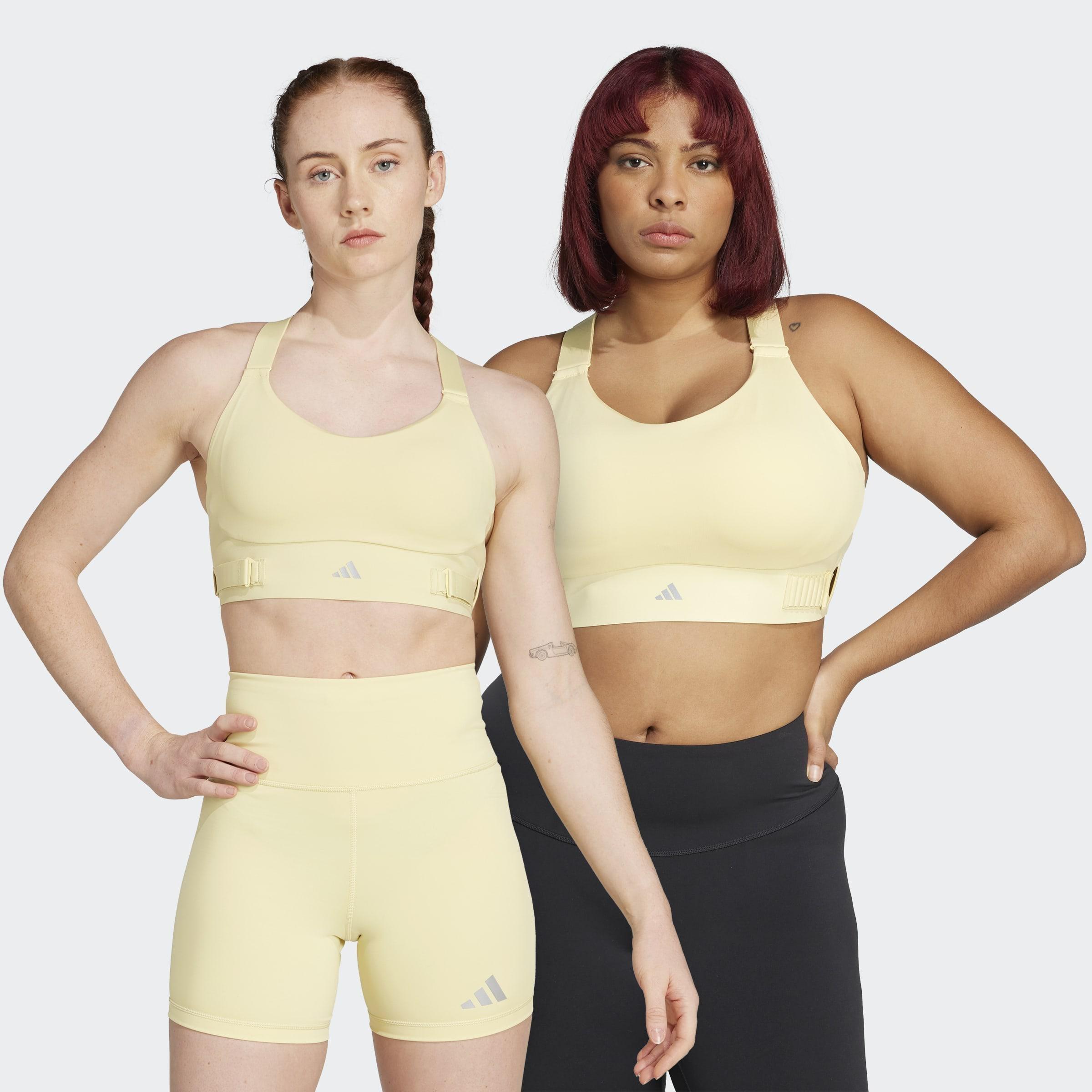 Fastimpact Luxe Run High-Support Bra, Yellow, A901_ONE, large image number 9
