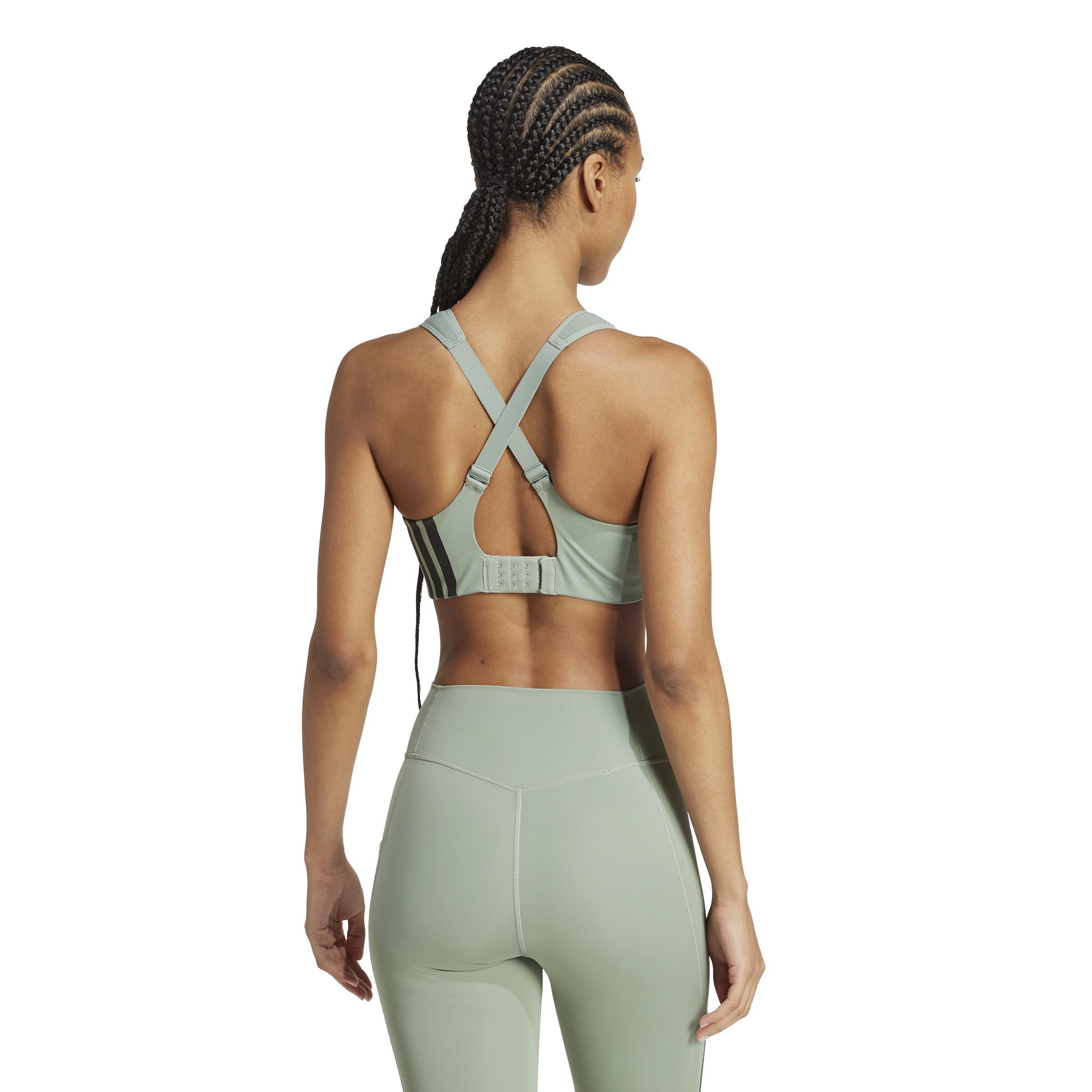 TLRD Impact Training High Support Bra, Green, A901_ONE, large image number 4